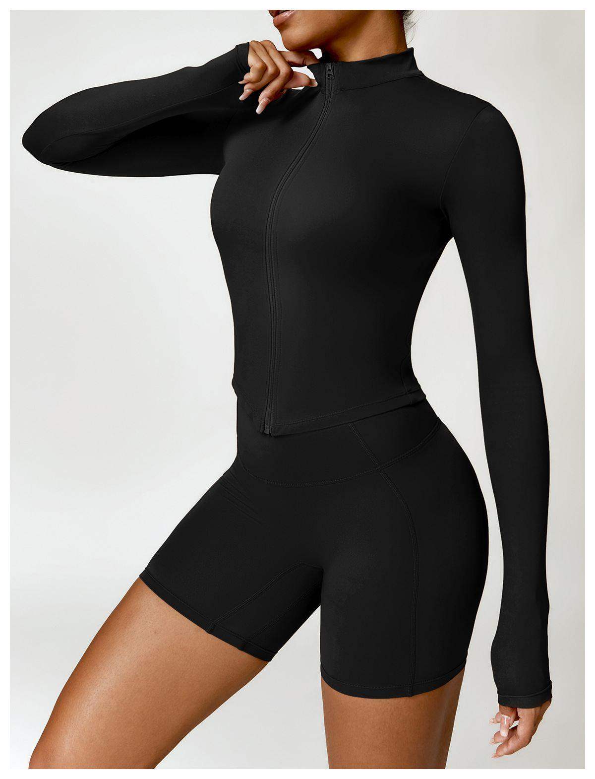 Schnelltrocknende Laufsport-Reißverschlussjacke für den Winter