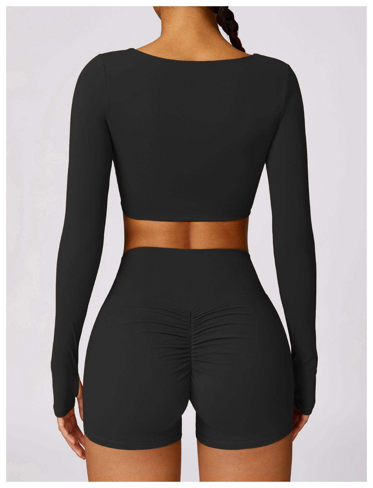 Langärmliges Sporttop