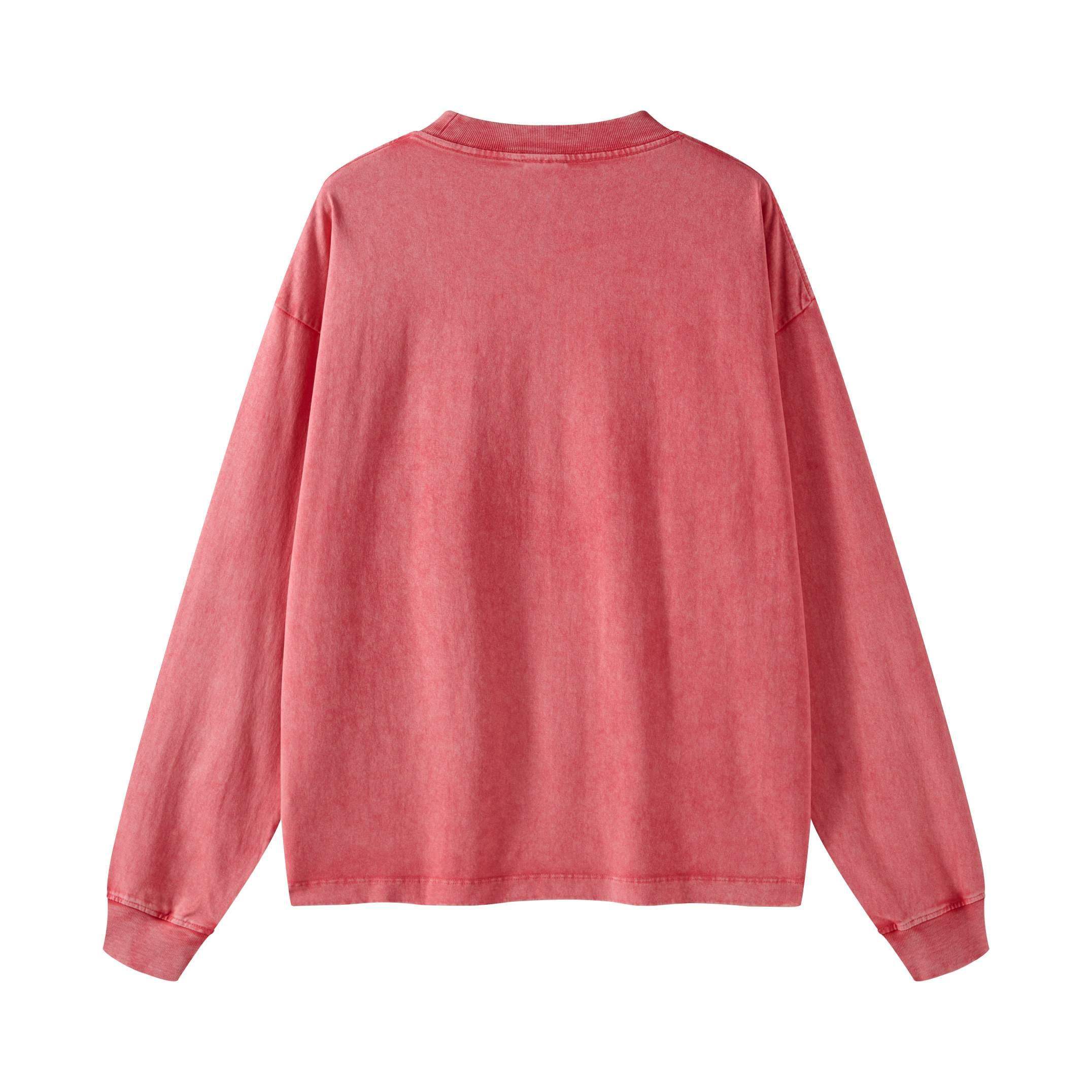 230G gewaschenes Langarmhemd für Kinder