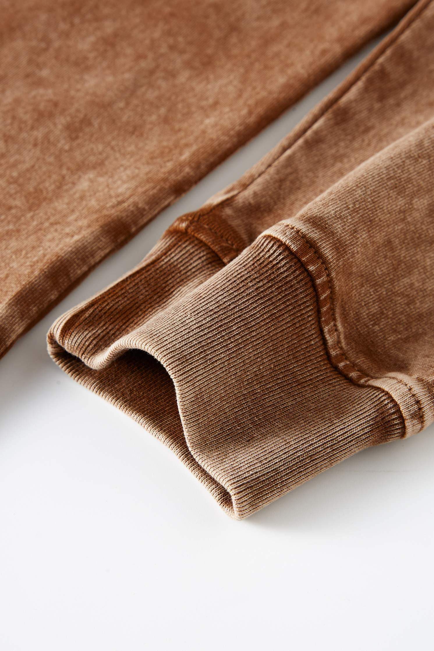 230G gewaschenes Langarmhemd für Kinder