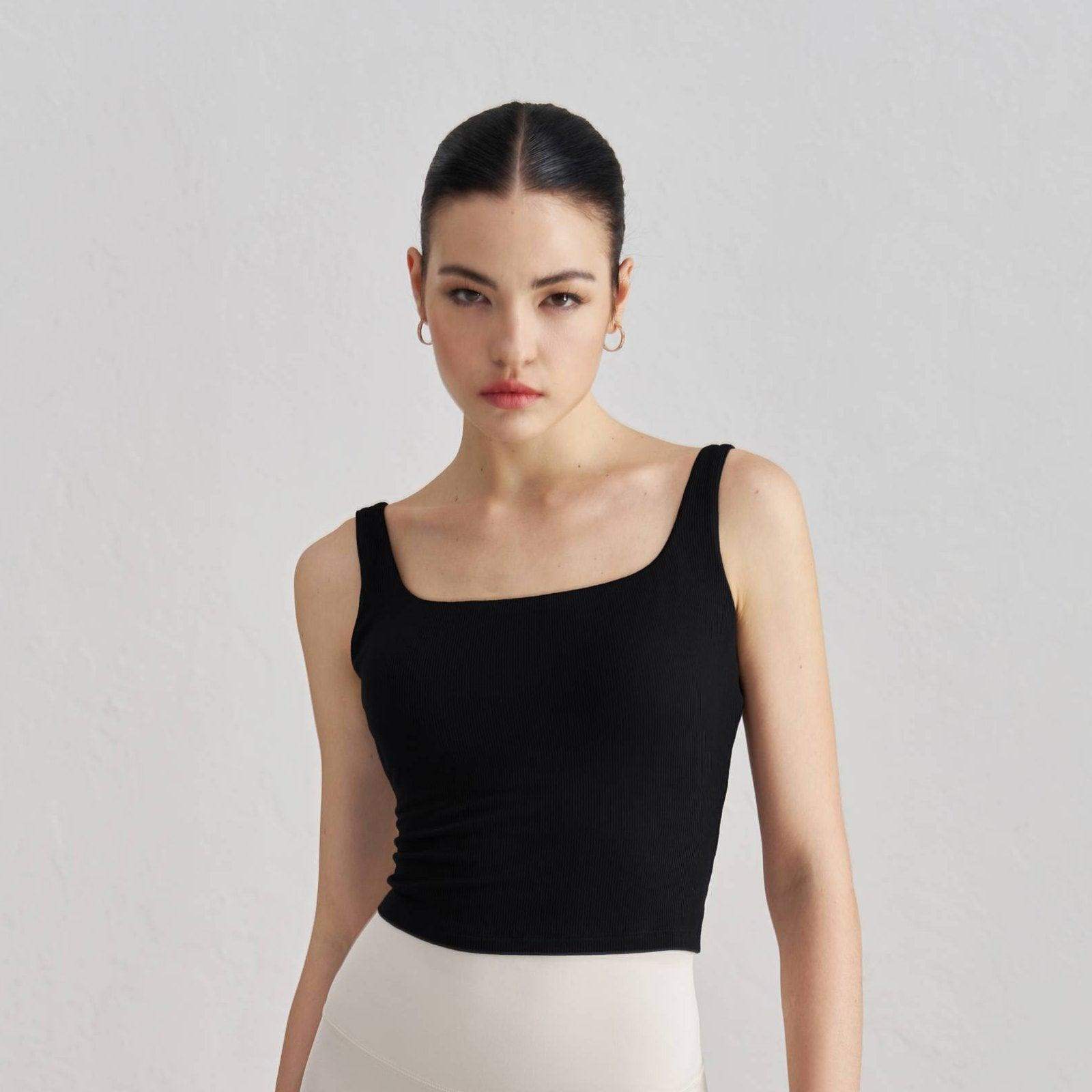 Modal Wide-Strap Yoga Tank Top