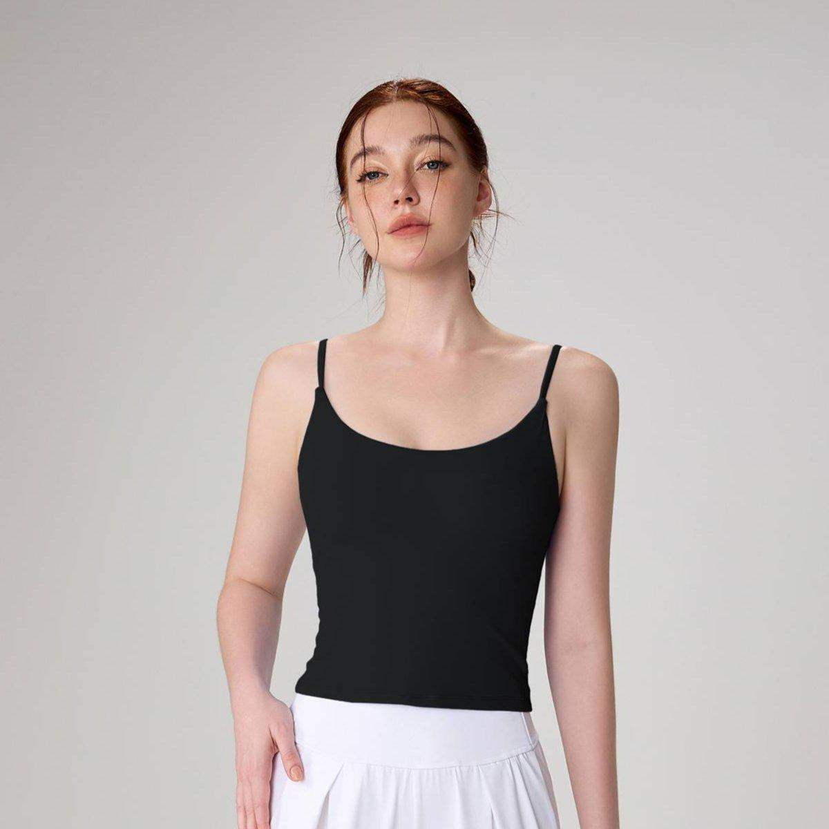 Enganliegendes Yoga-Tanktop mit hoher Elastizität für Damen