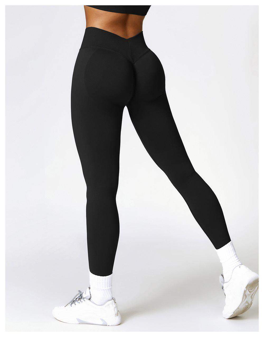 Fitness-Leggings mit hoher Taille
