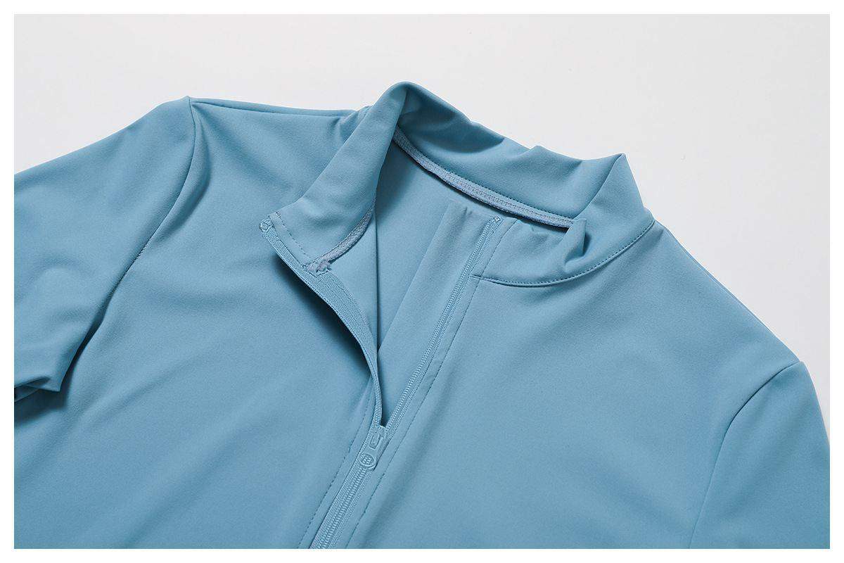 Schnelltrocknende Laufsport-Reißverschlussjacke für den Winter