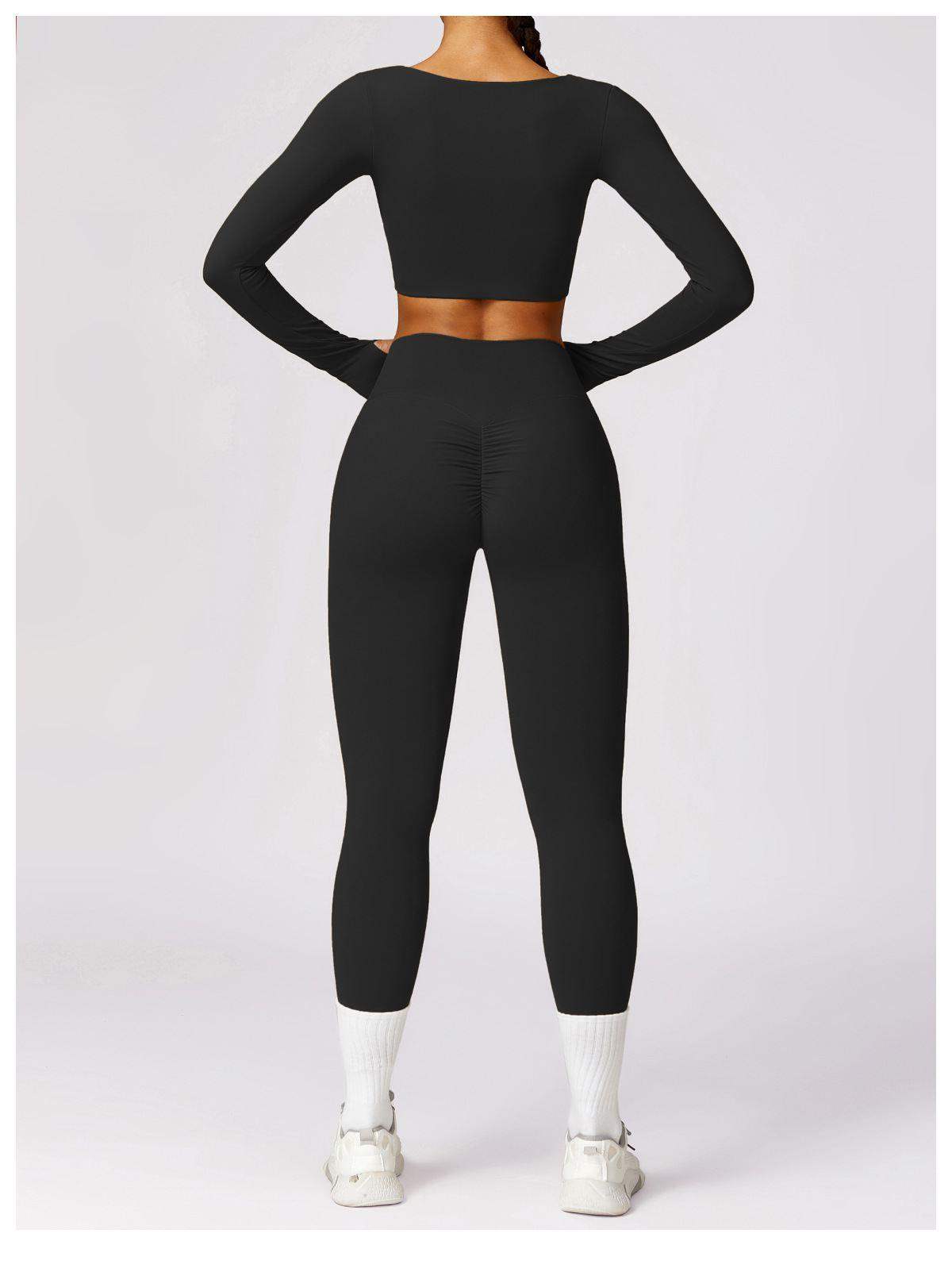 Langärmliges Sporttop