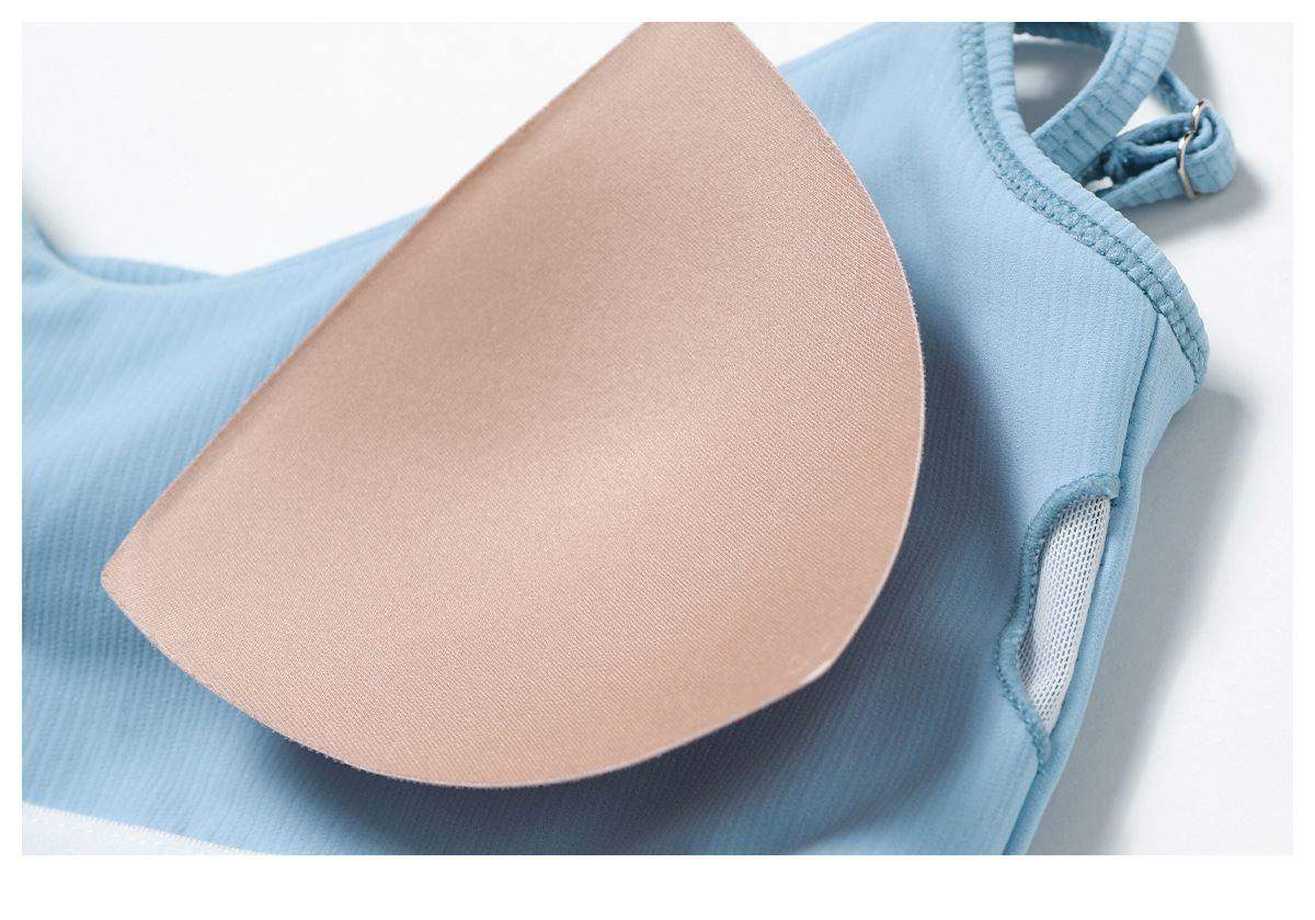 Schnelltrocknender Sport-BH mit Streifen