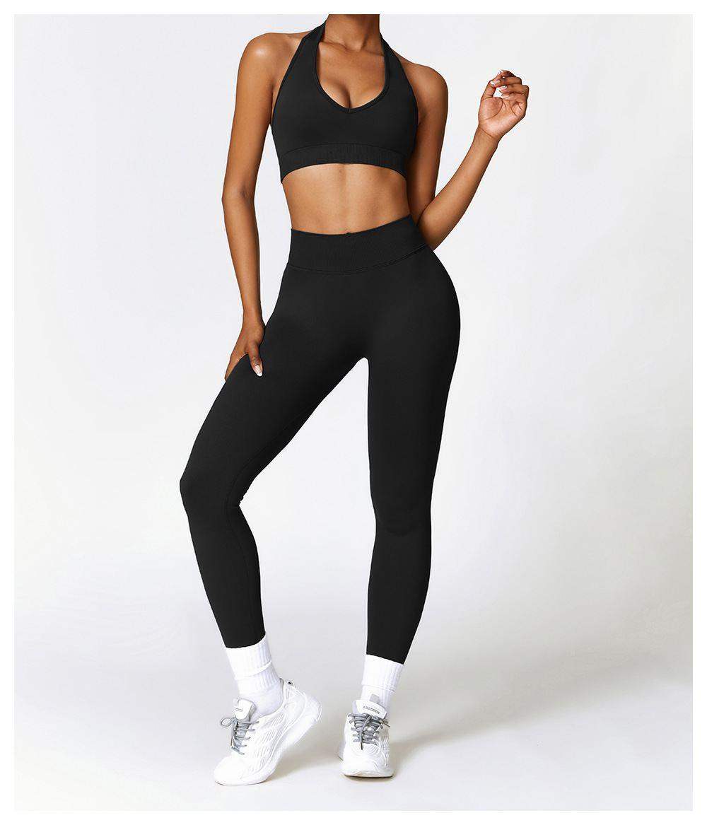 Fitness-Leggings mit hoher Taille
