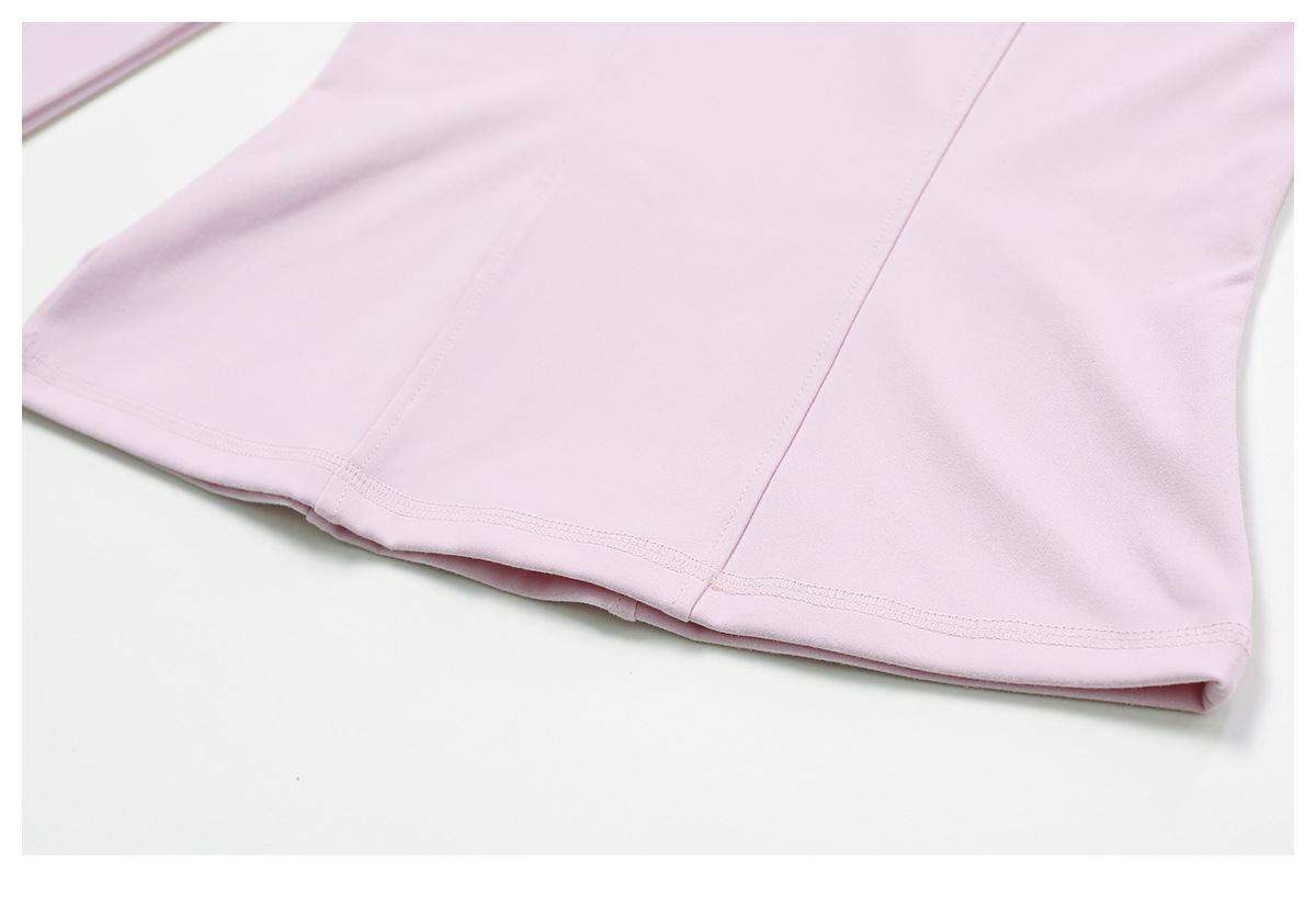 Langarm-Oberteil mit halbem Reißverschluss für Damen