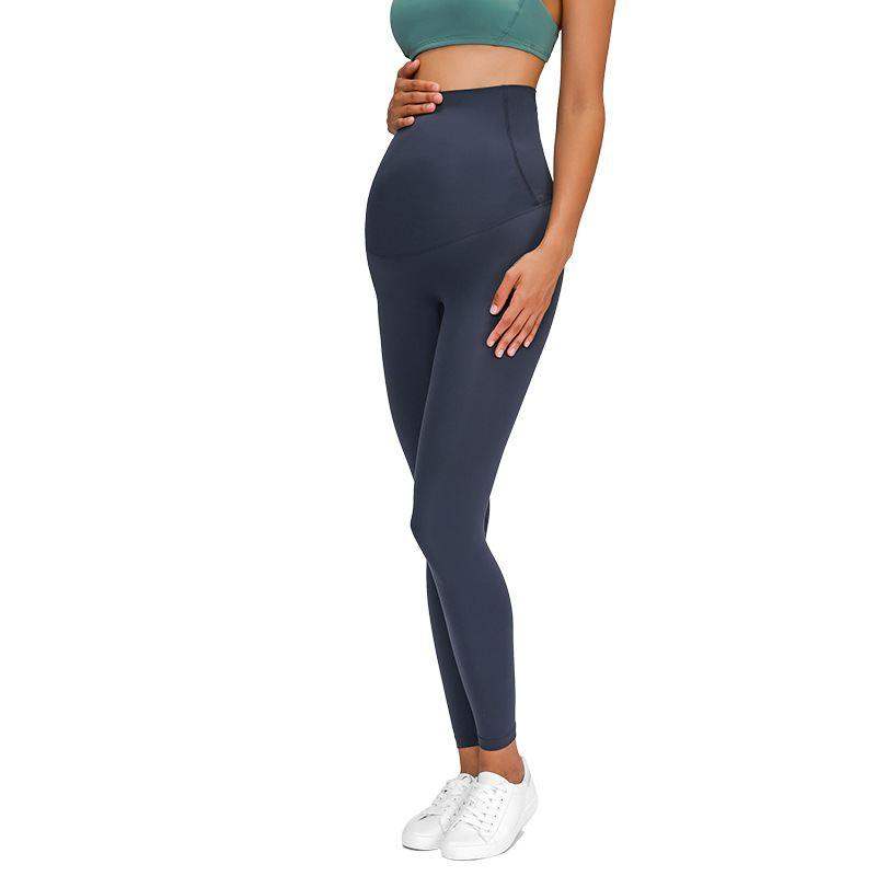 Yoga-Leggings zum Umziehen mit hohem Bund und Bauchwickel