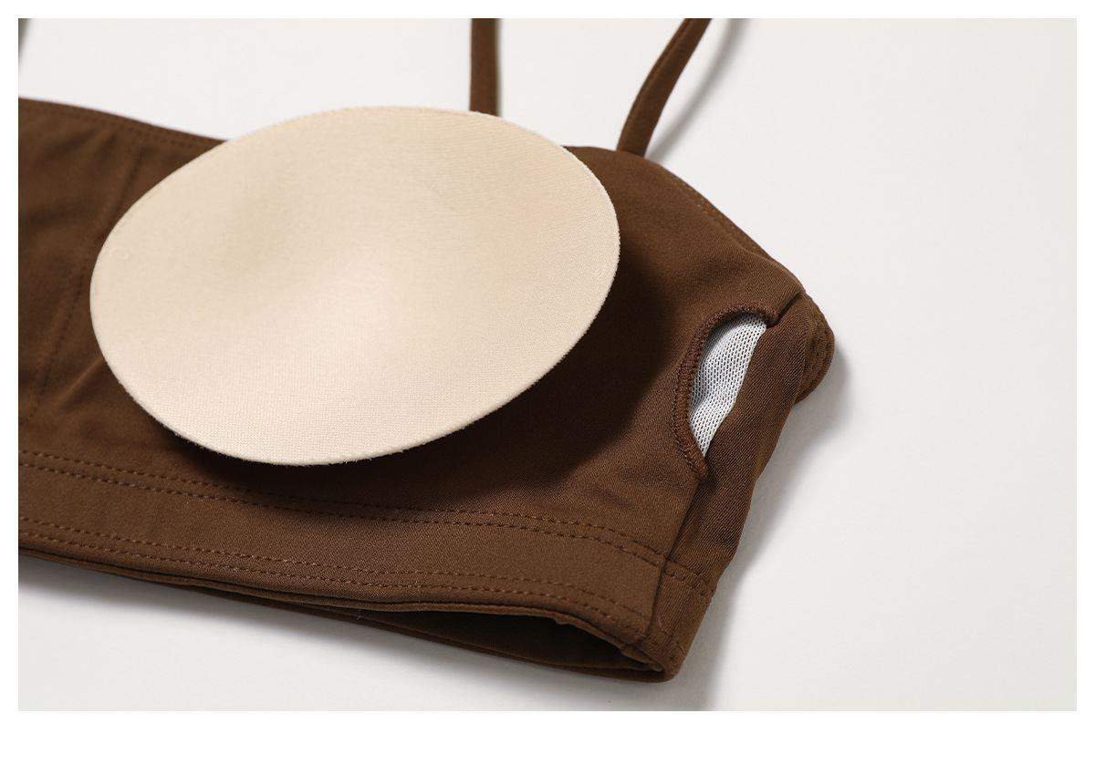 Schnelltrocknender Sport-BH mit Streifen