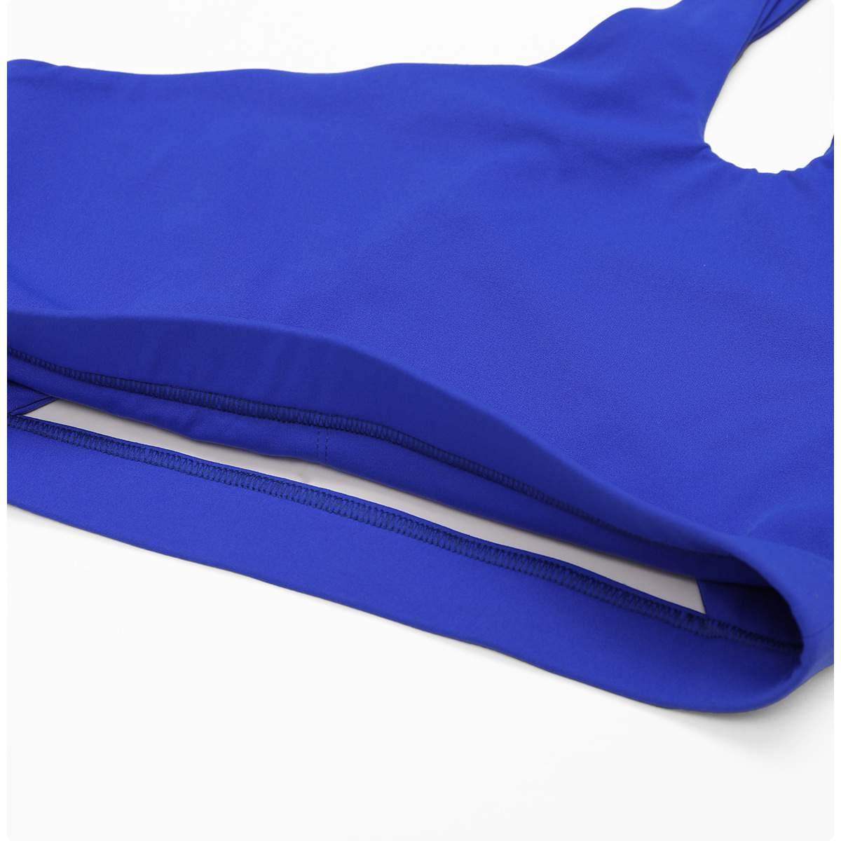 Schräger, stoßfester Sport-BH mit einer Schulter