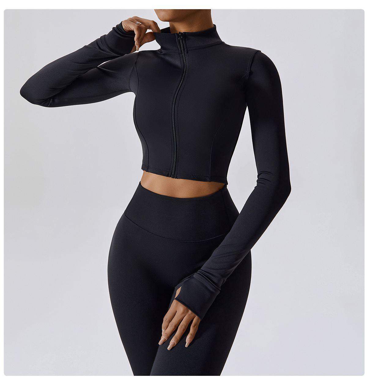 Enges Yoga-Kleidungs-Leggings-Set für Outdoor-Sport