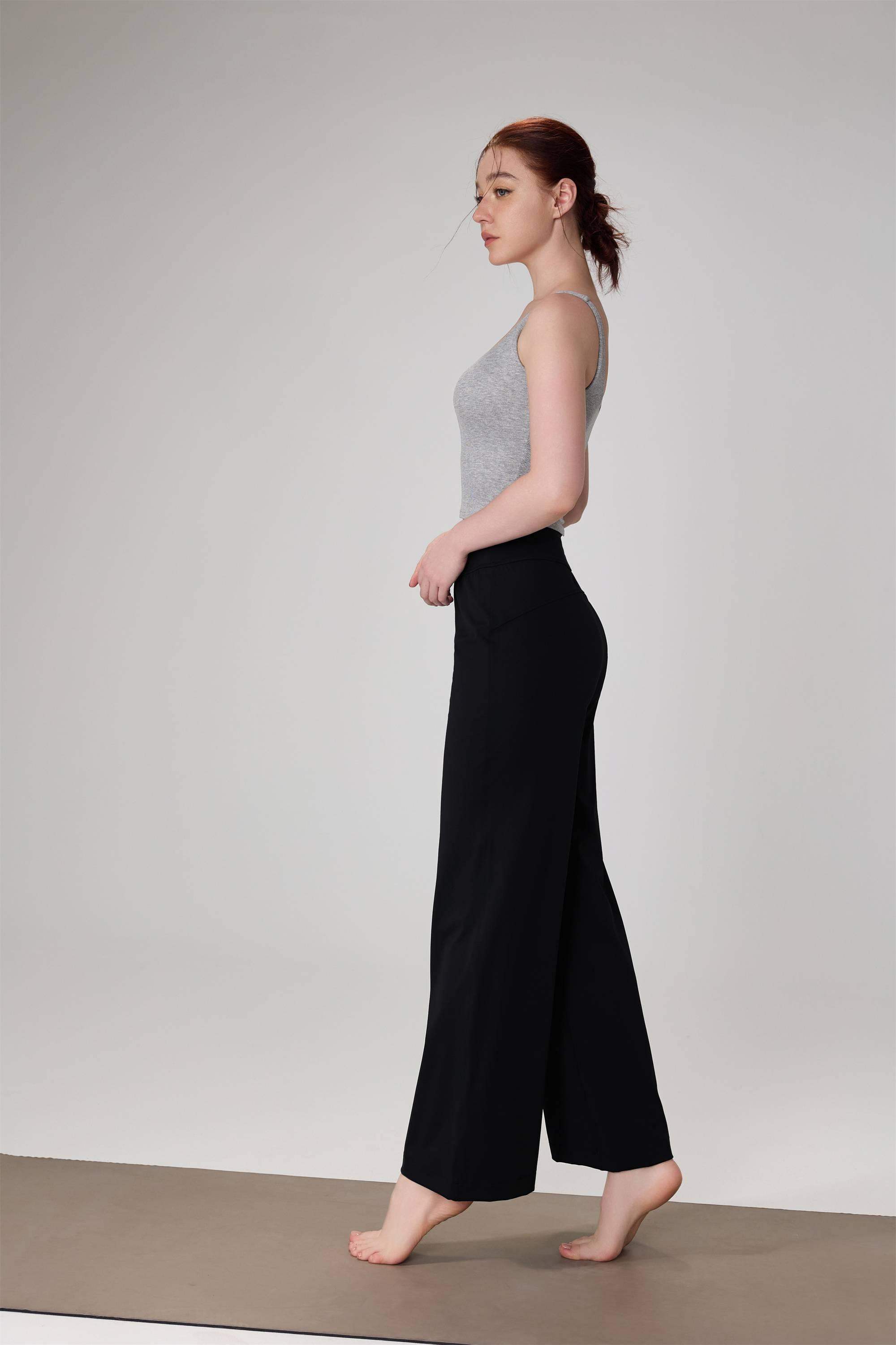 Outdoor-Laufhose mit geradem Bein und weitem Bein für Damen