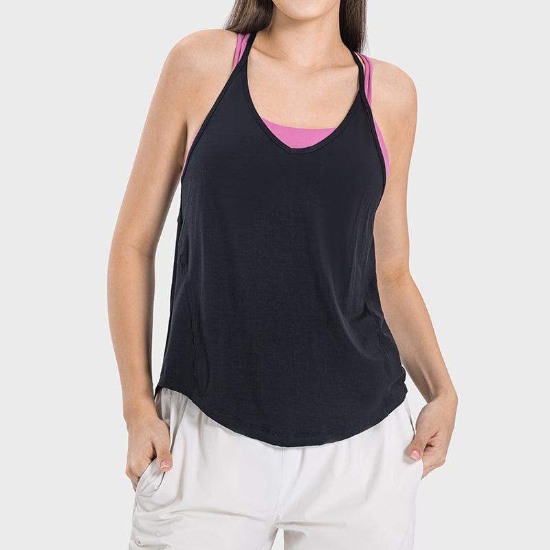 Feuchtigkeitsableitendes, schnell trocknendes Sport-Tanktop