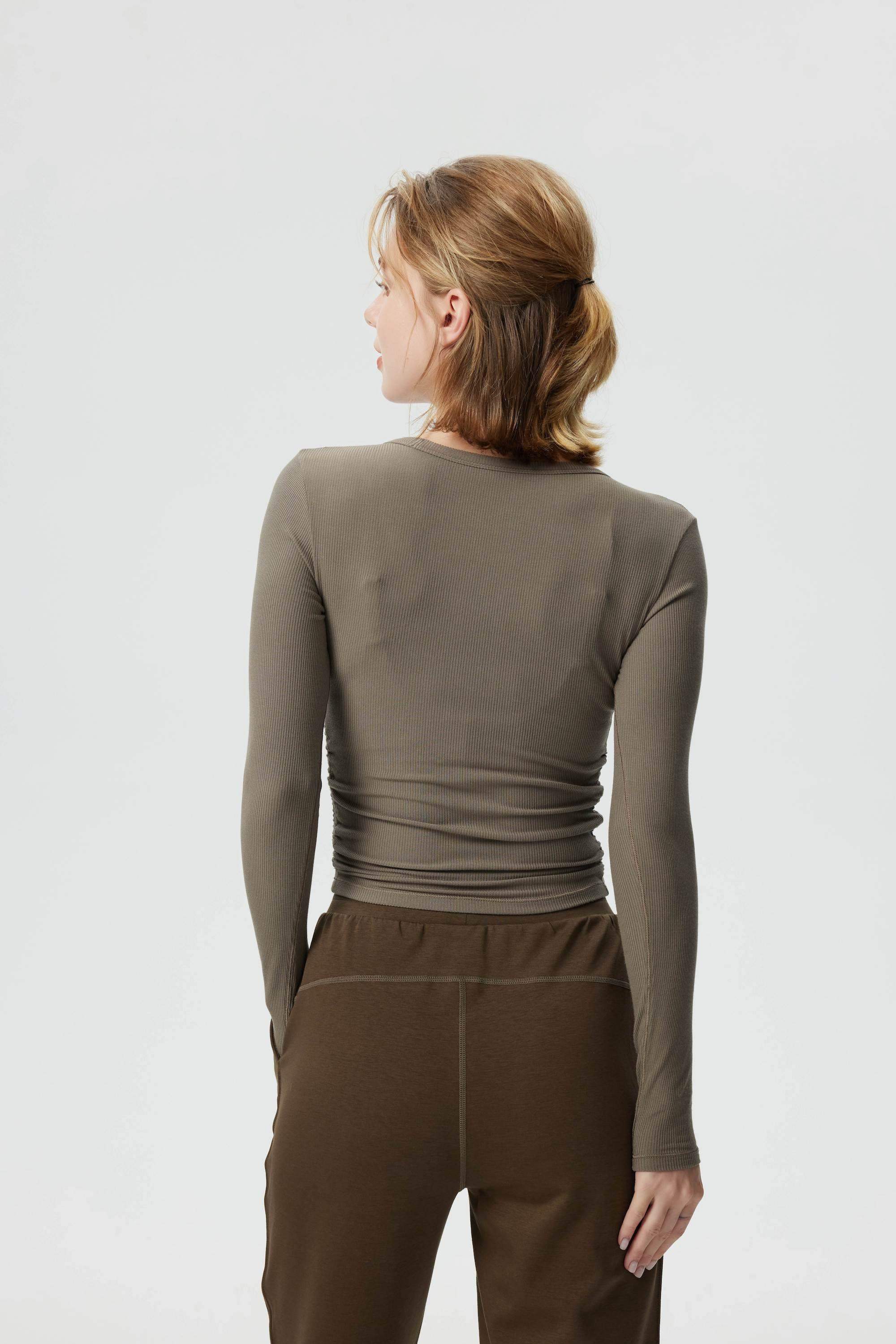 Atmungsaktives Slim-Fit Langarm-Laufoberteil für Damen