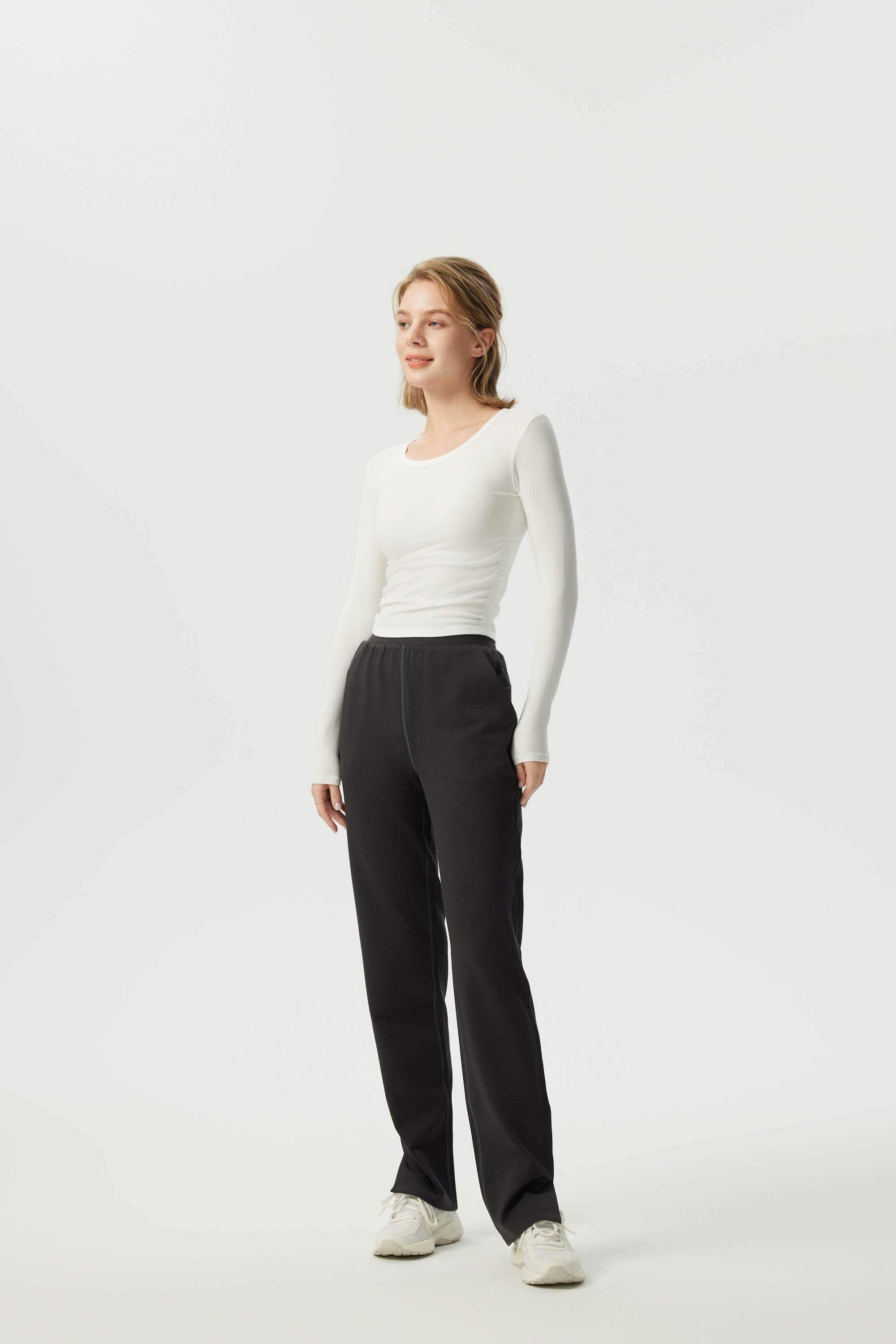 Atmungsaktives Slim-Fit Langarm-Laufoberteil für Damen