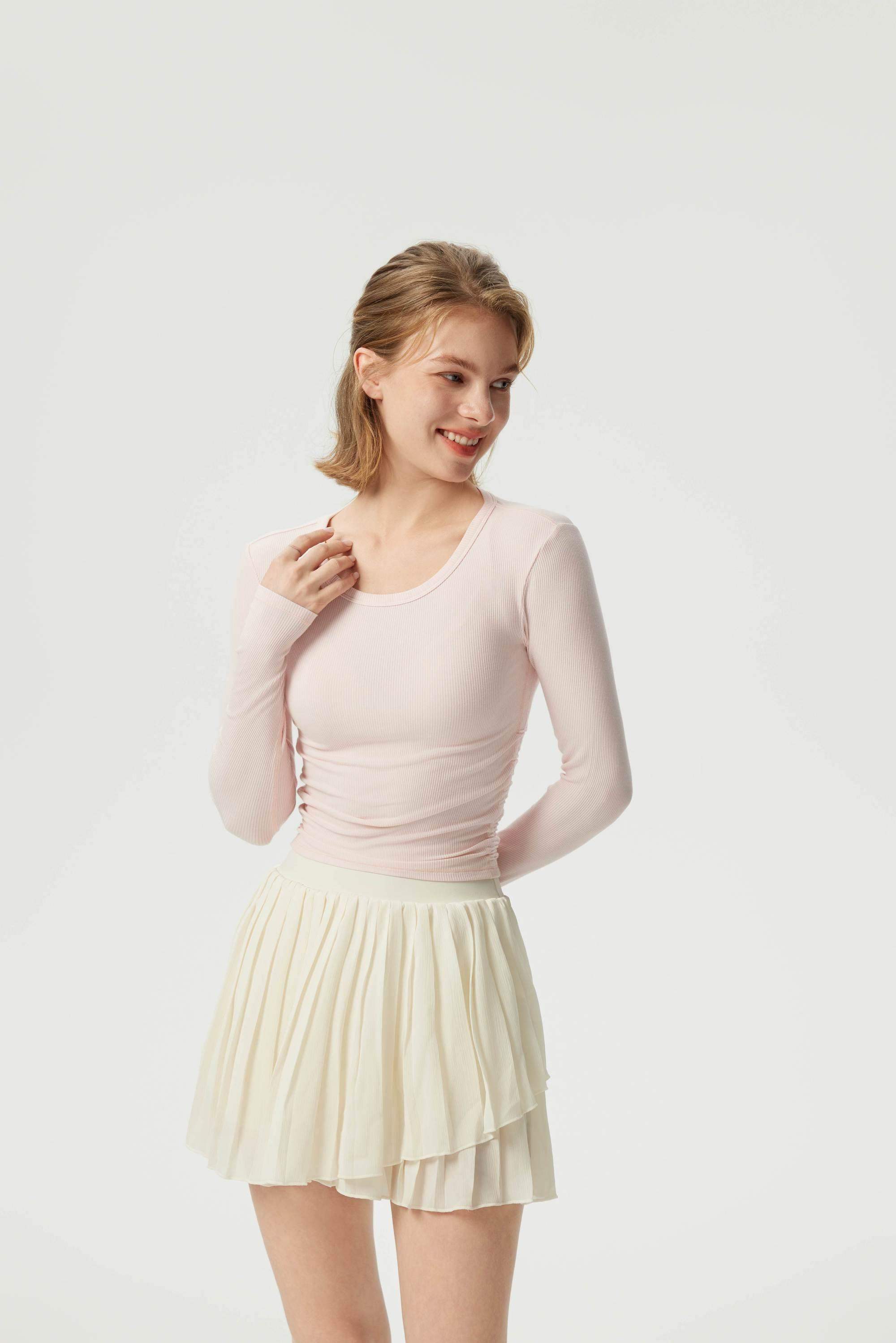 Atmungsaktives Slim-Fit Langarm-Laufoberteil für Damen