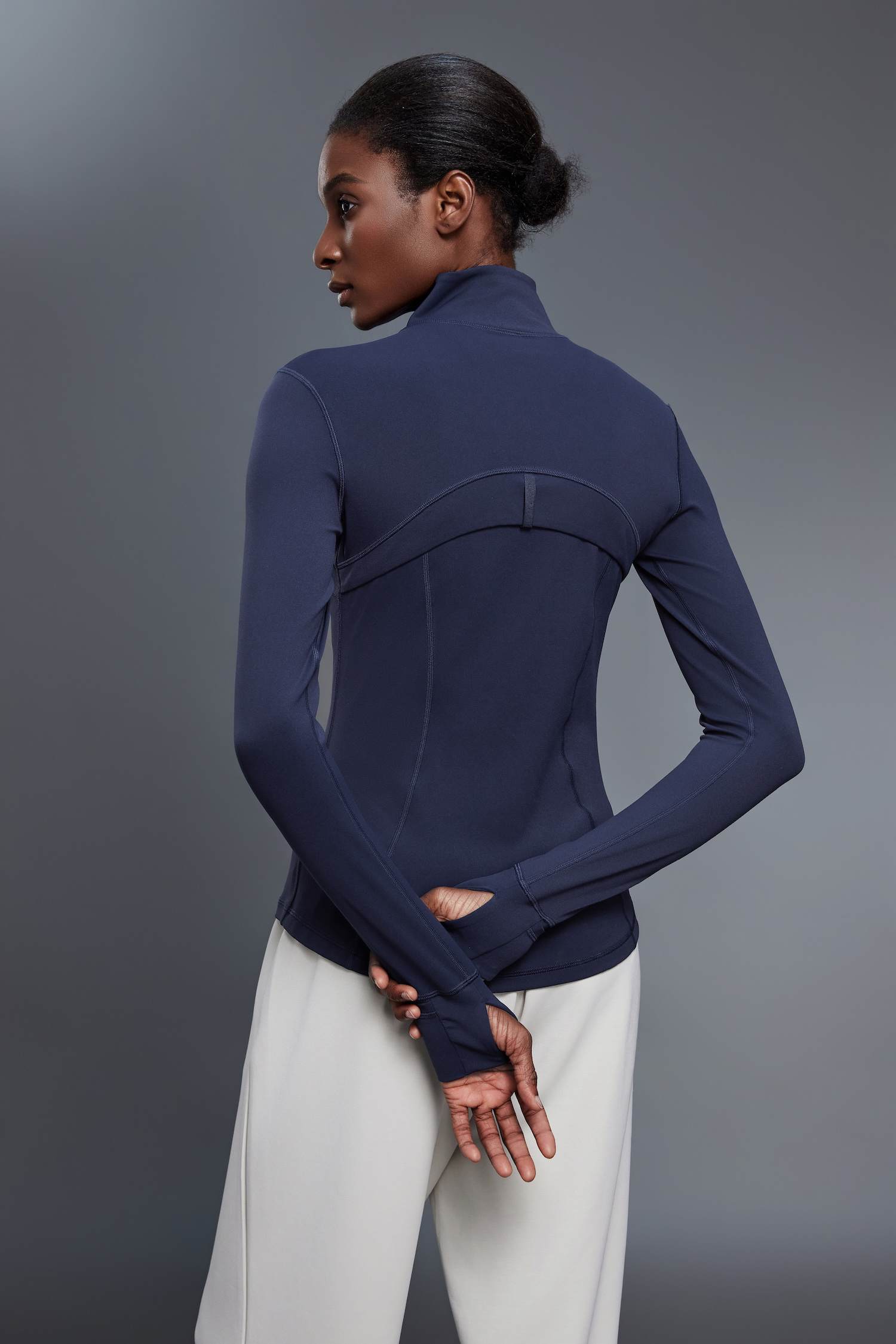 Women's Slim Fit Zip-Up Yoga Jacket