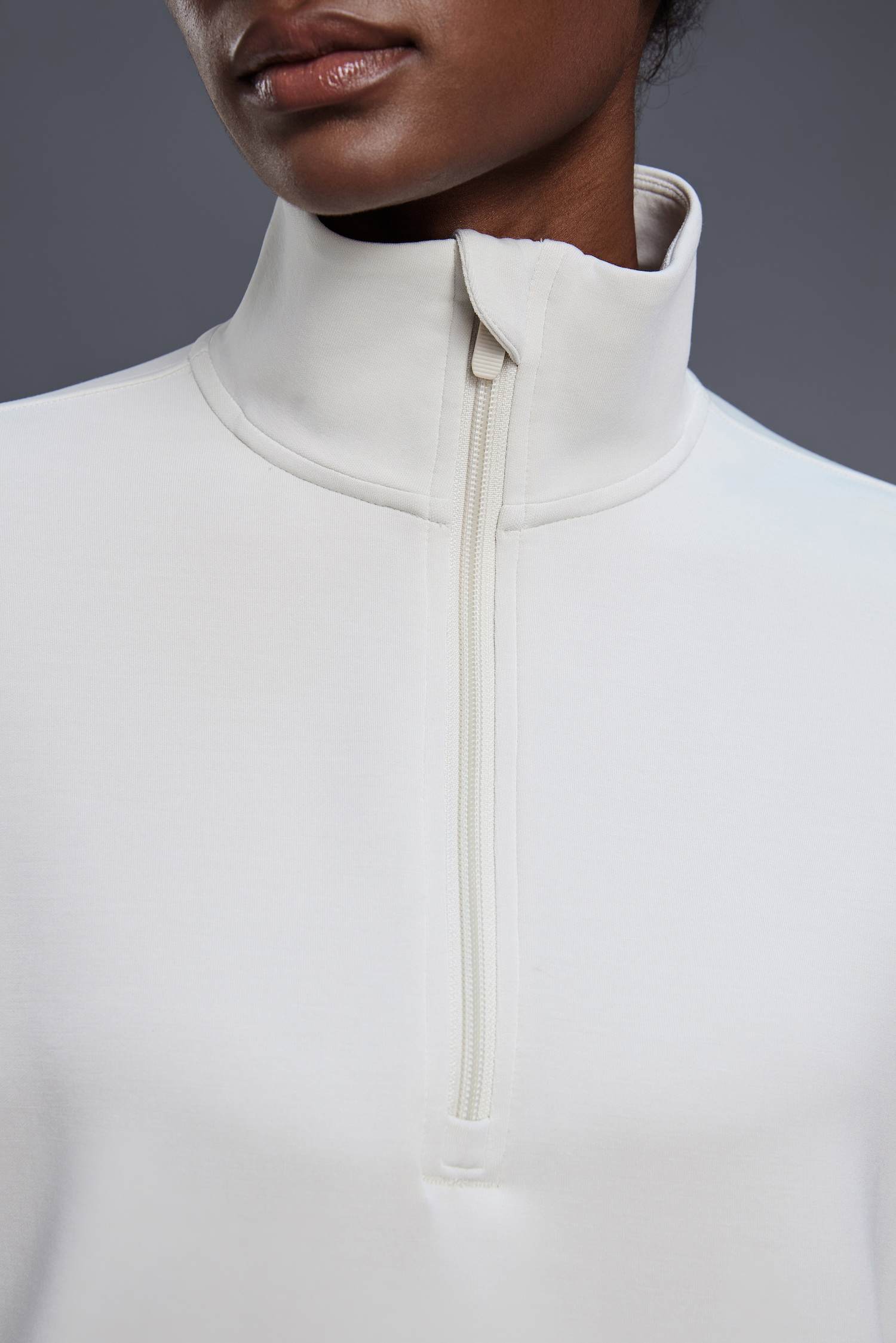 Women's Half-Zip Stand Collar Pullover