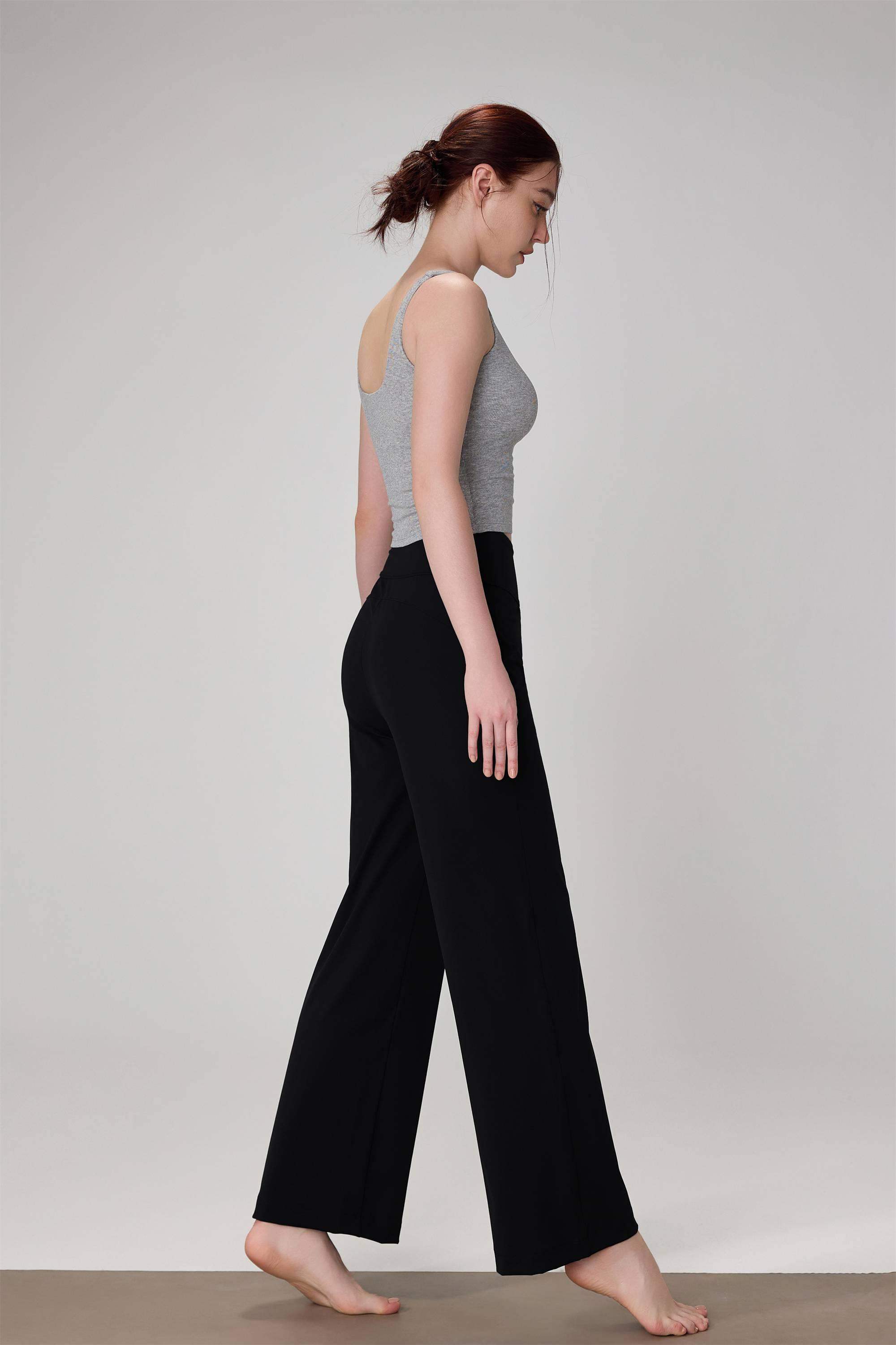 Outdoor-Laufhose mit geradem Bein und weitem Bein für Damen