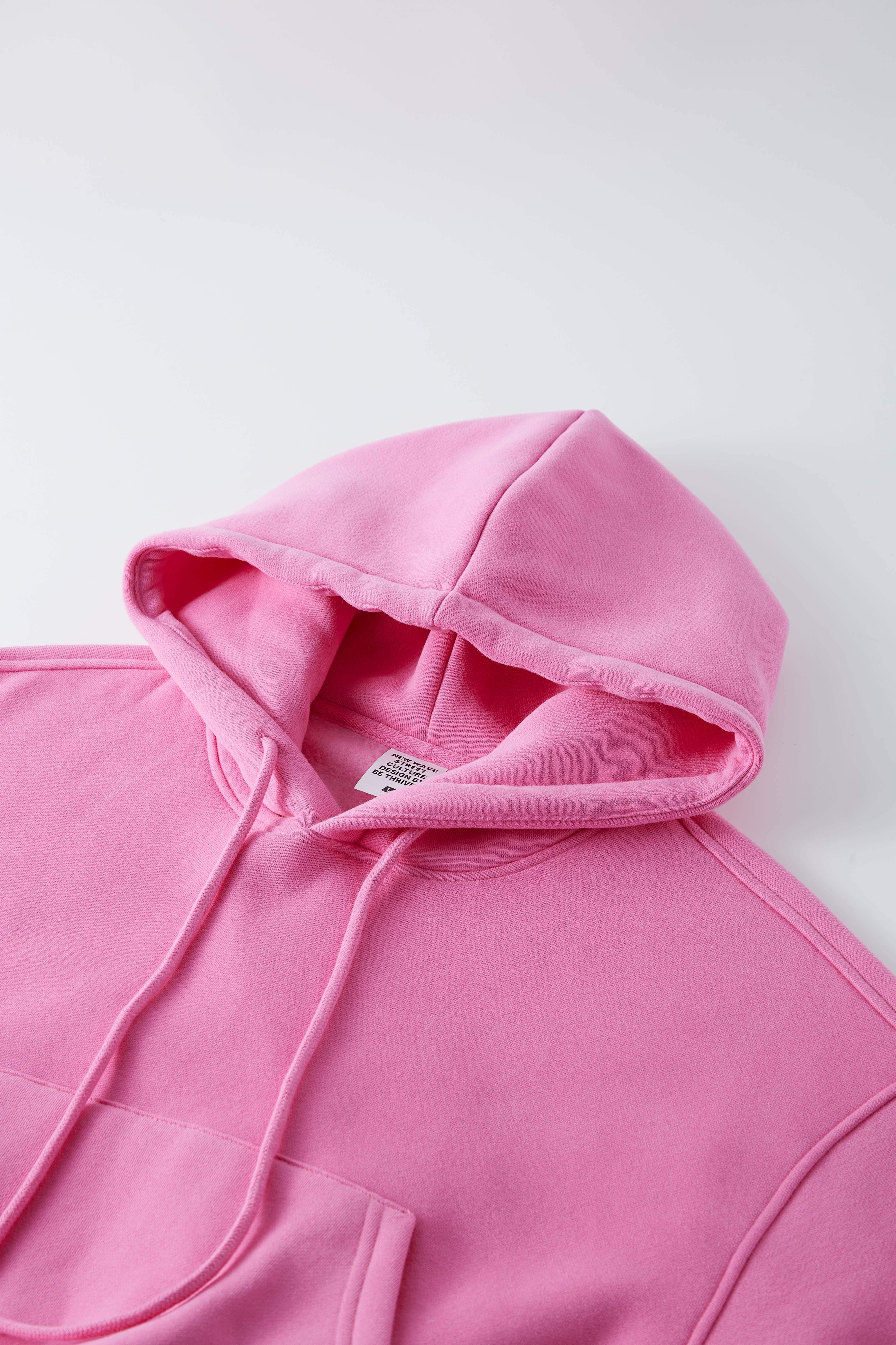 345g kurzer Kapuzenpullover