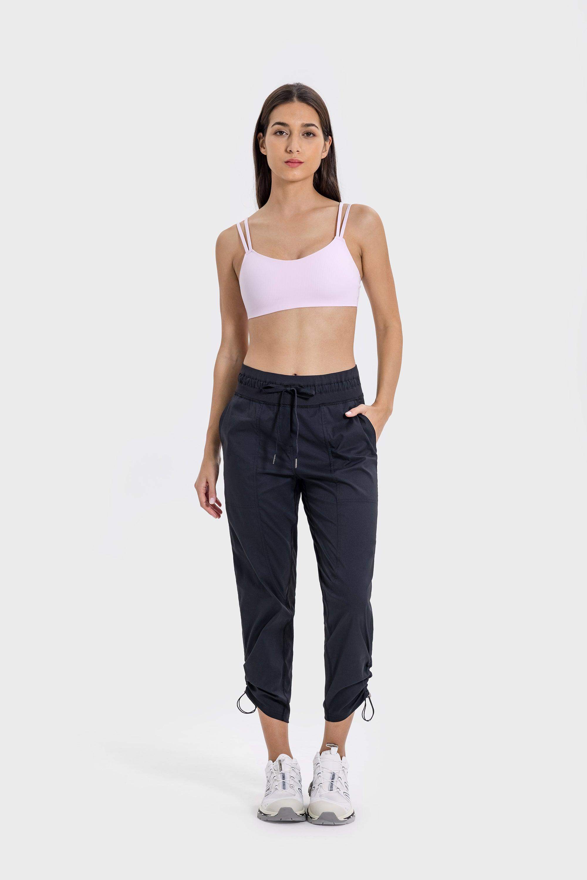 Gerippter High-Stretch-Sport-BH