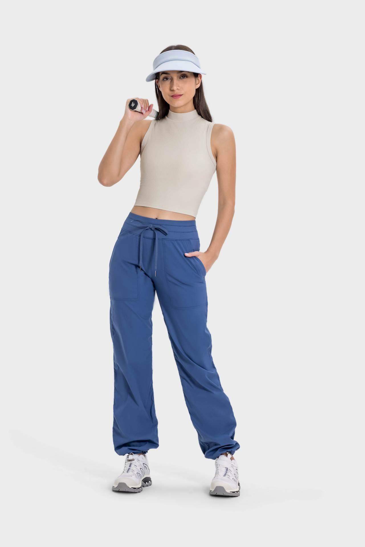 High-Neck Yoga Tank Top mit Feuchtigkeitstransport