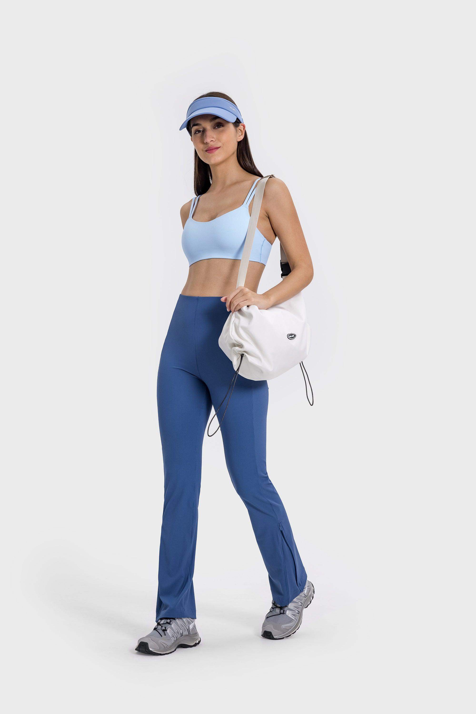 Gerippter High-Stretch-Sport-BH