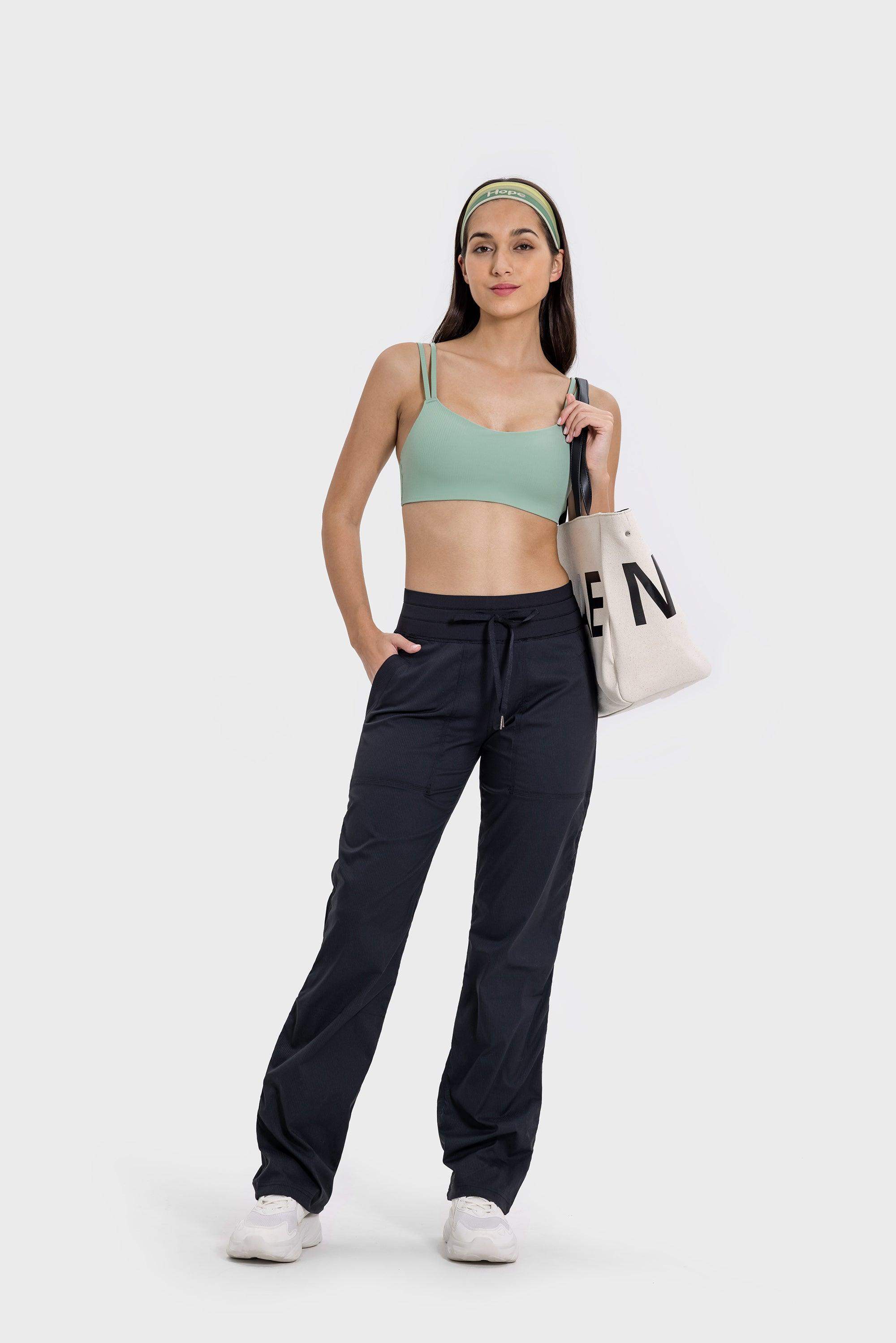 Gerippter High-Stretch-Sport-BH