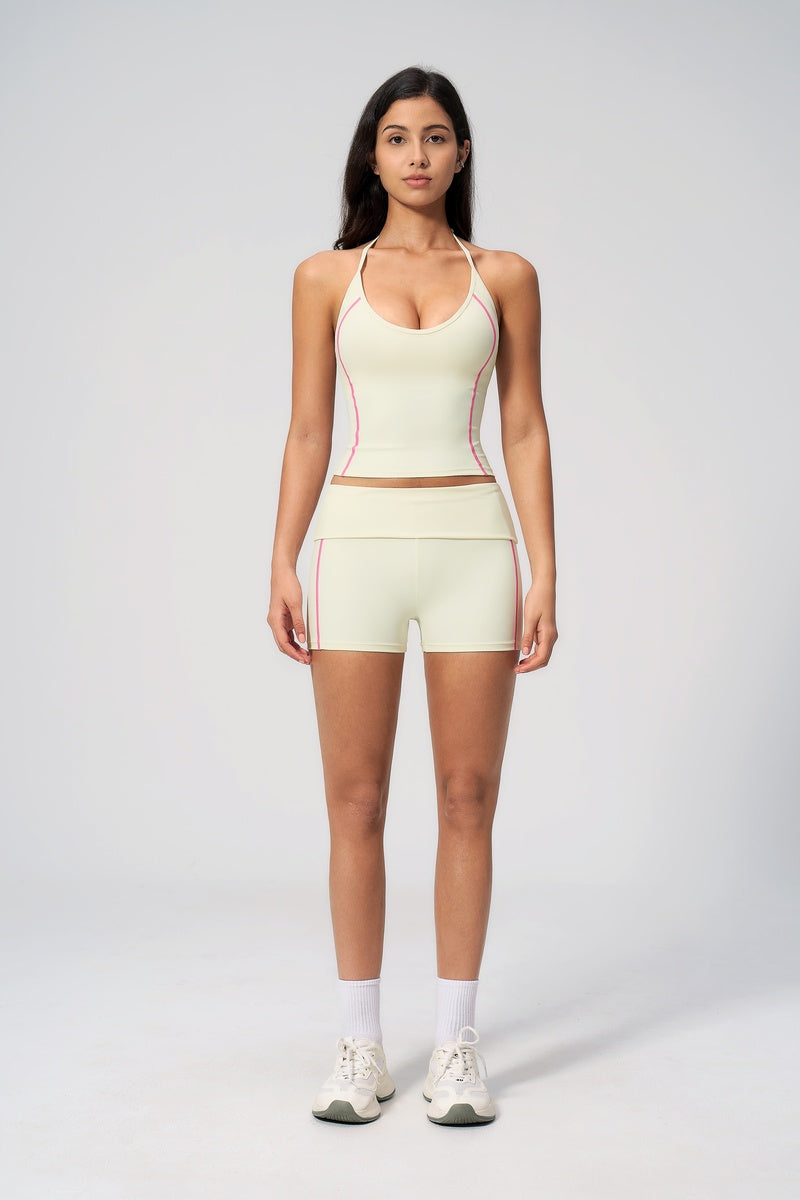 Women Sportswear Stripe Shorts Set