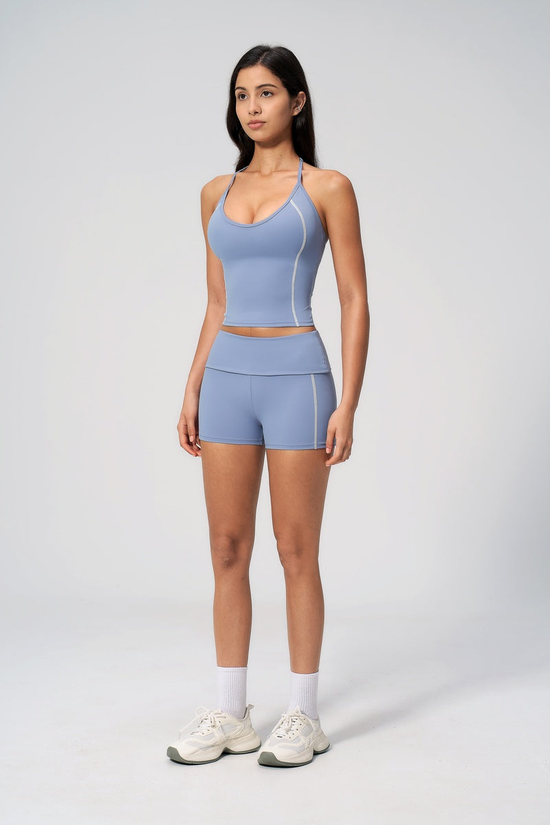 Women Sportswear Stripe Shorts Set