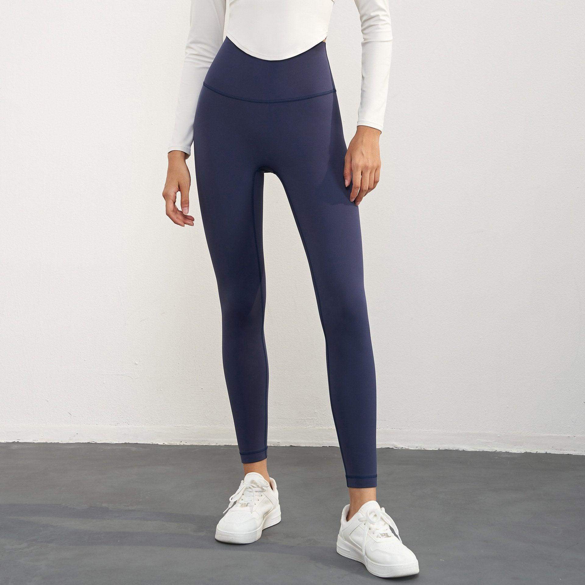 Warme Yoga-Leggings aus Fleece für den Winter