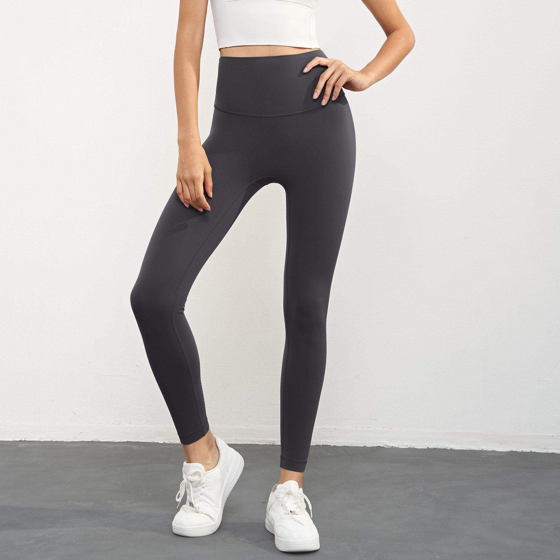 Warme Yoga-Leggings aus Fleece für den Winter