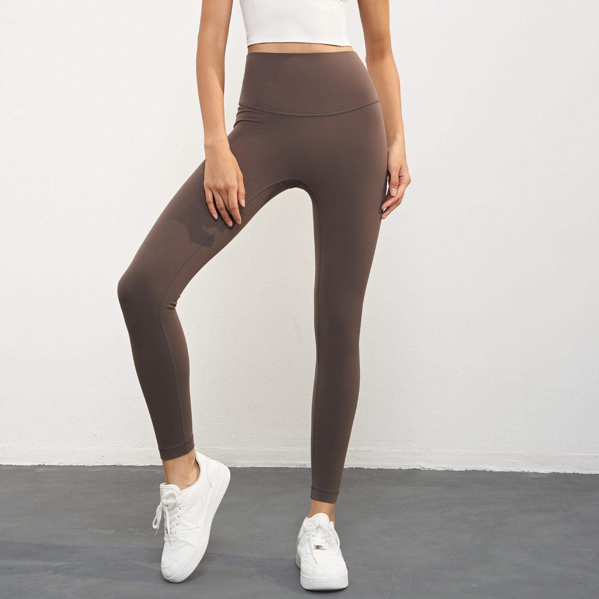 Warme Yoga-Leggings aus Fleece für den Winter