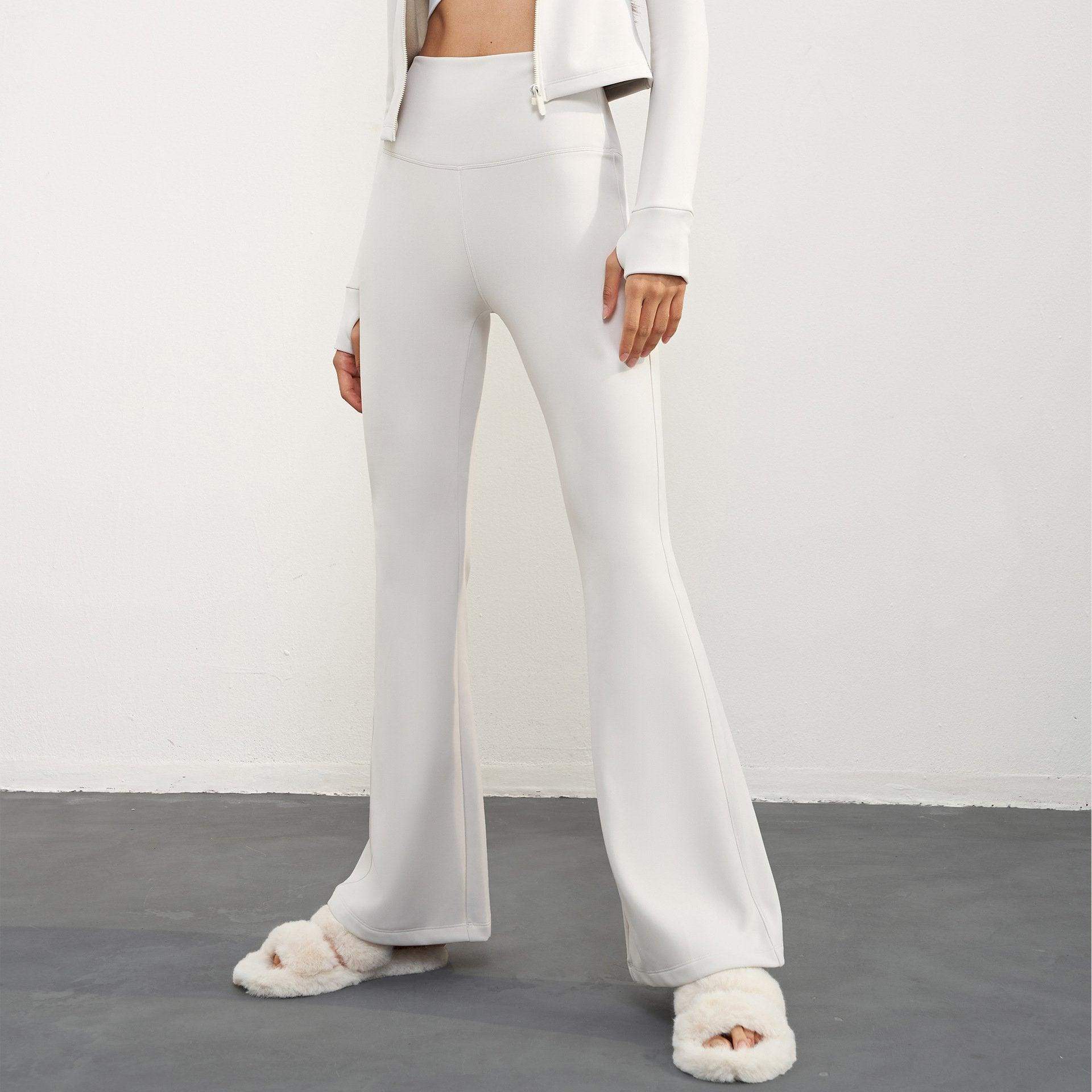 Flare-Leggings mit Fleece-Futter