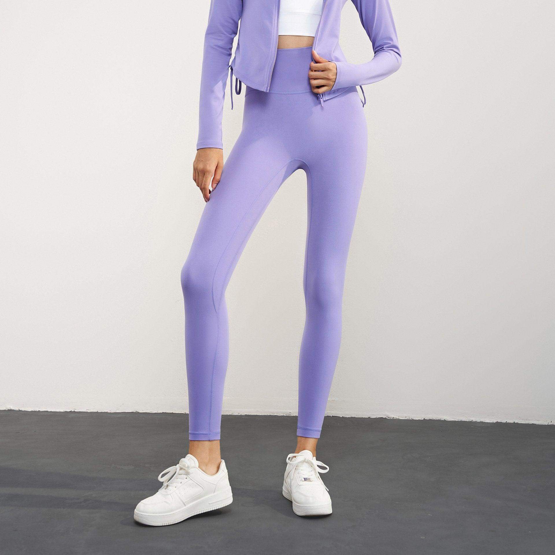 Nahtlose Leggings mit hoher Taille in Einheitsgröße