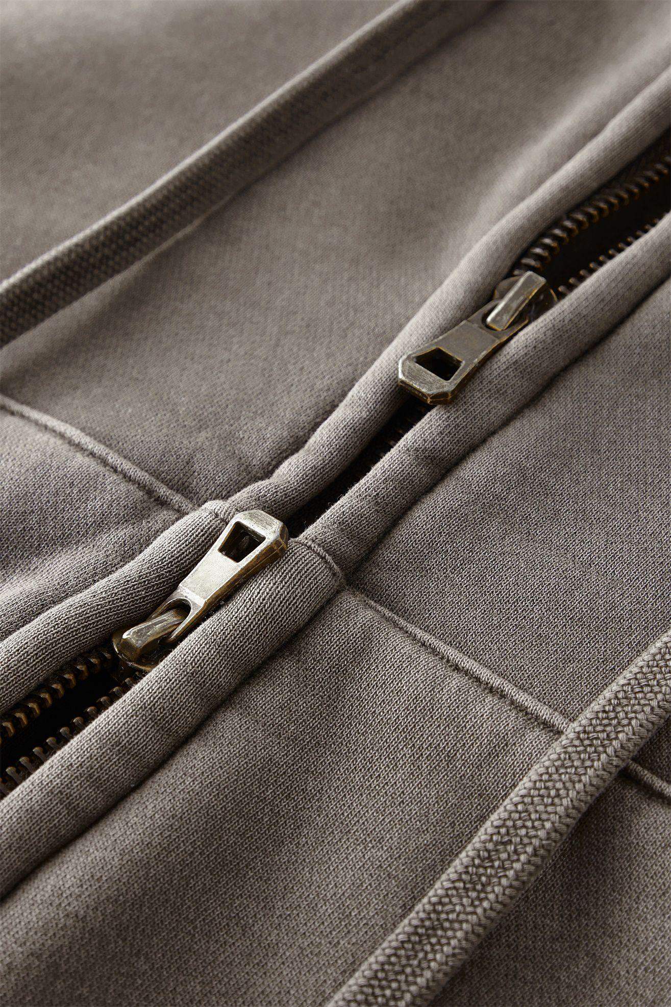 Kurzer Hoodie mit Reißverschluss für Damen, 355 g