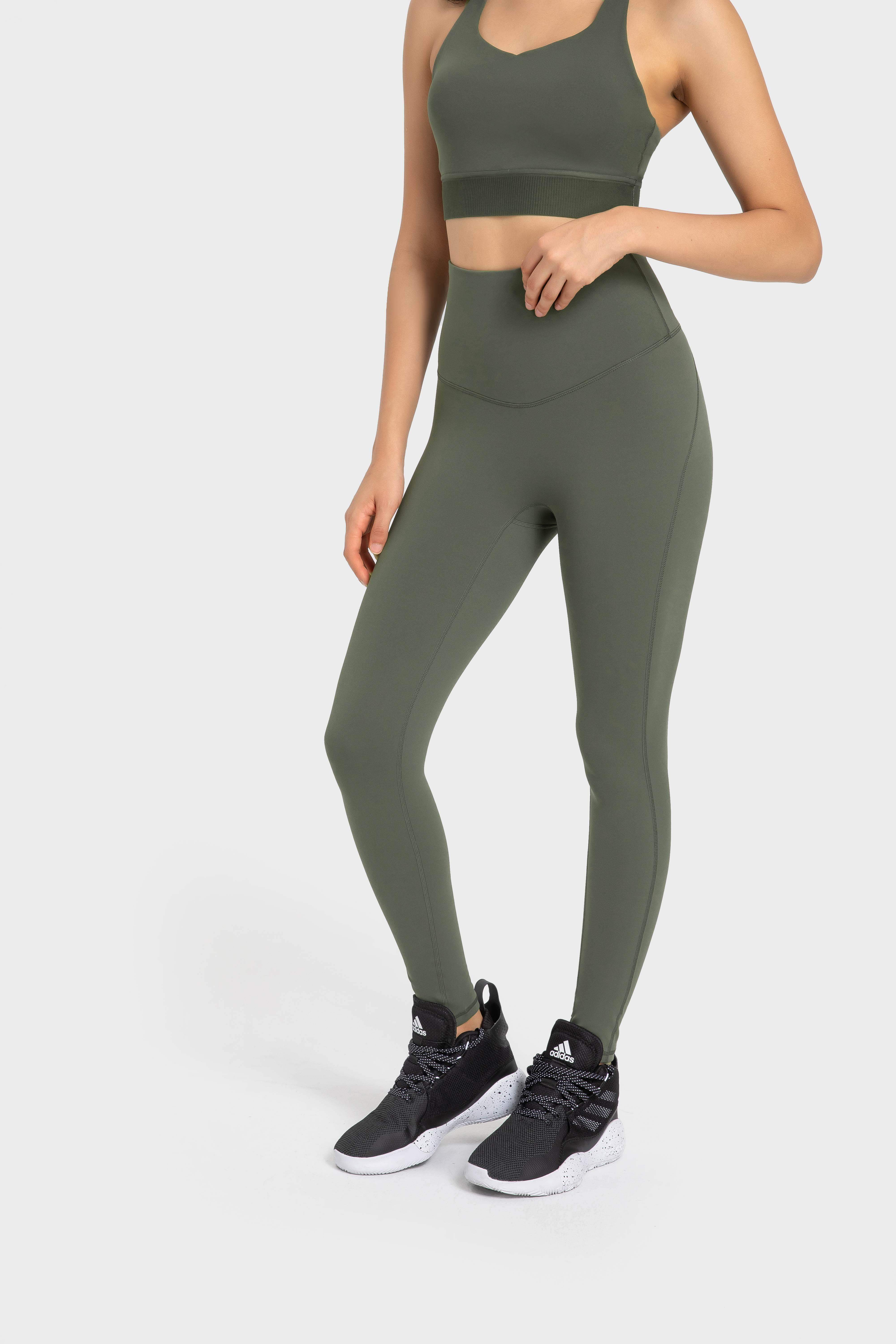 Evrlue Leggings mit hoher Taille