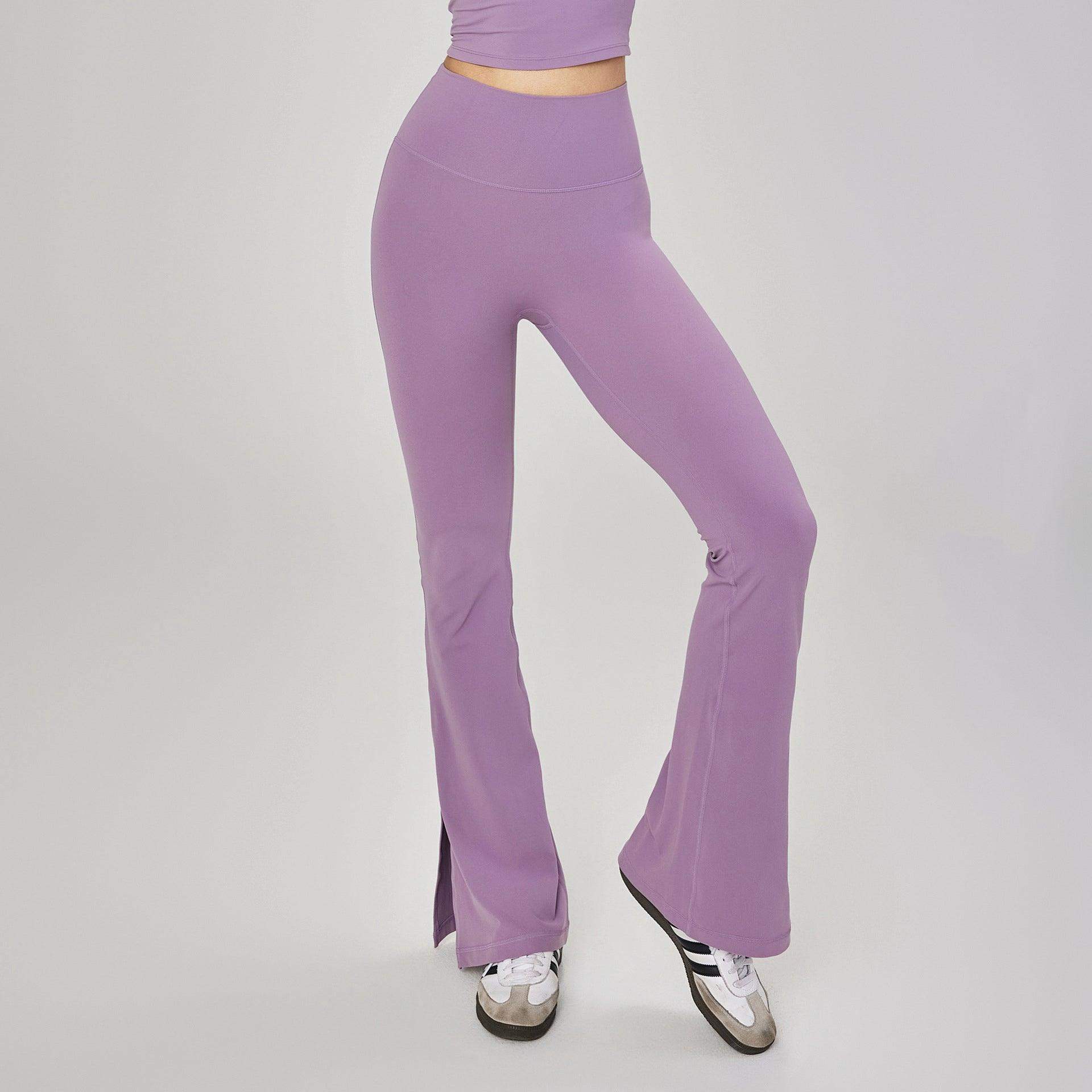 Schlagleggings mit Seitenschlitz