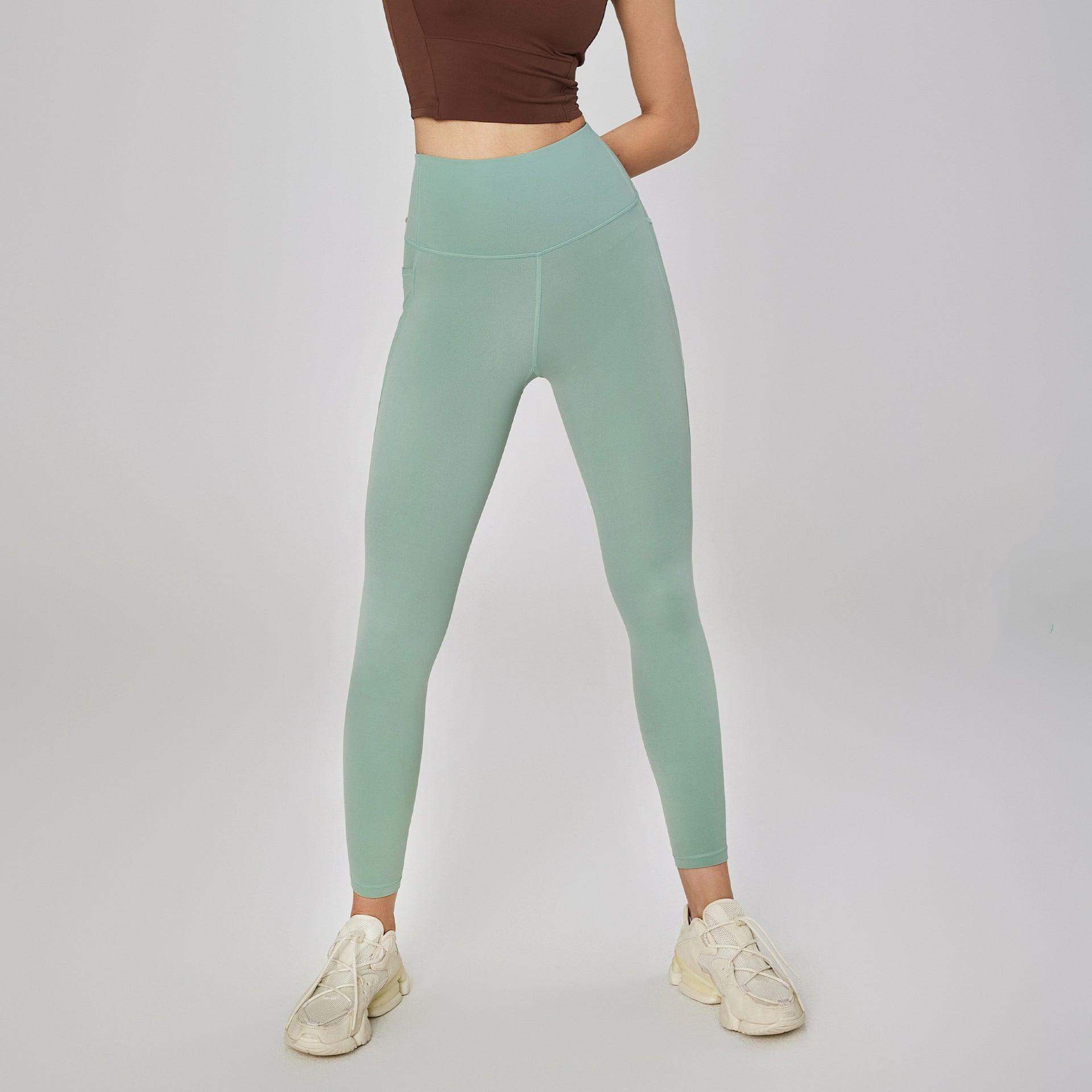 Nahtlose Yogahose mit hoher Taille