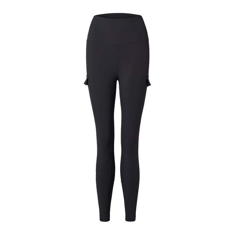 Leggings mit hoher Taille und Seitentaschen