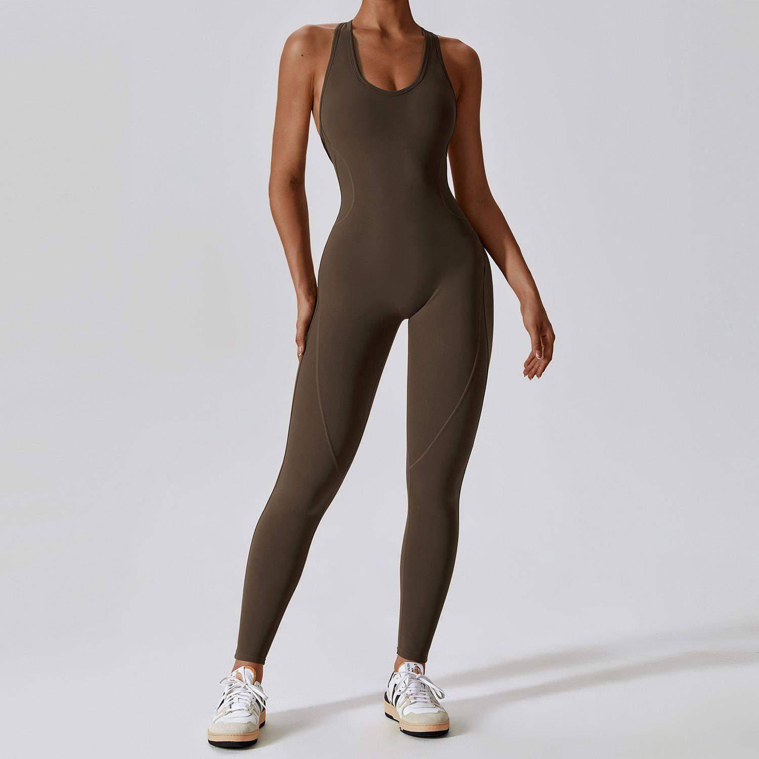 Lange Jumpsuit-Einteiler