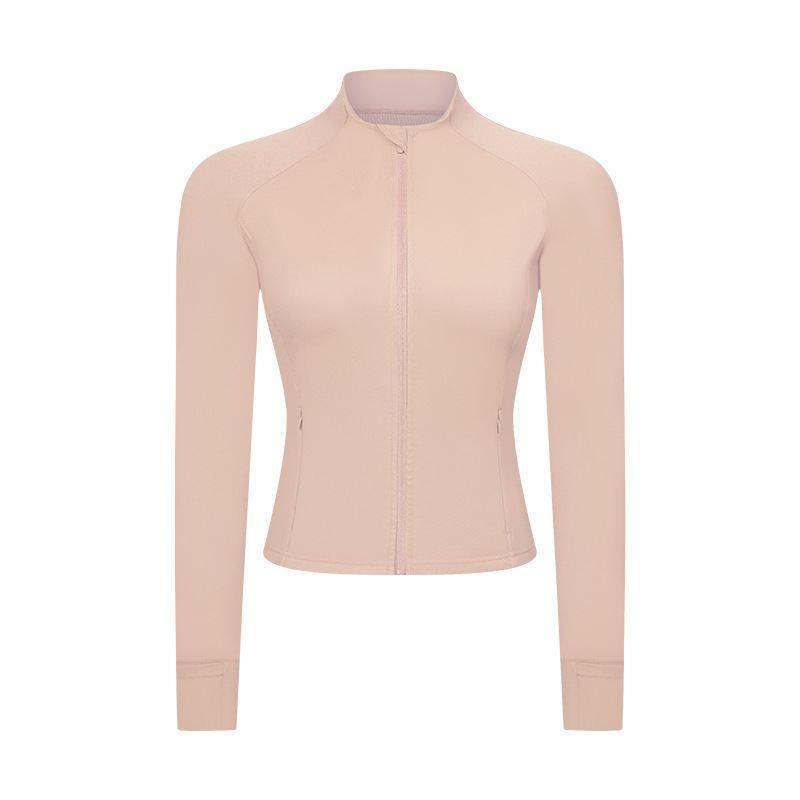 Fitnessjacke mit Reißverschlusstasche