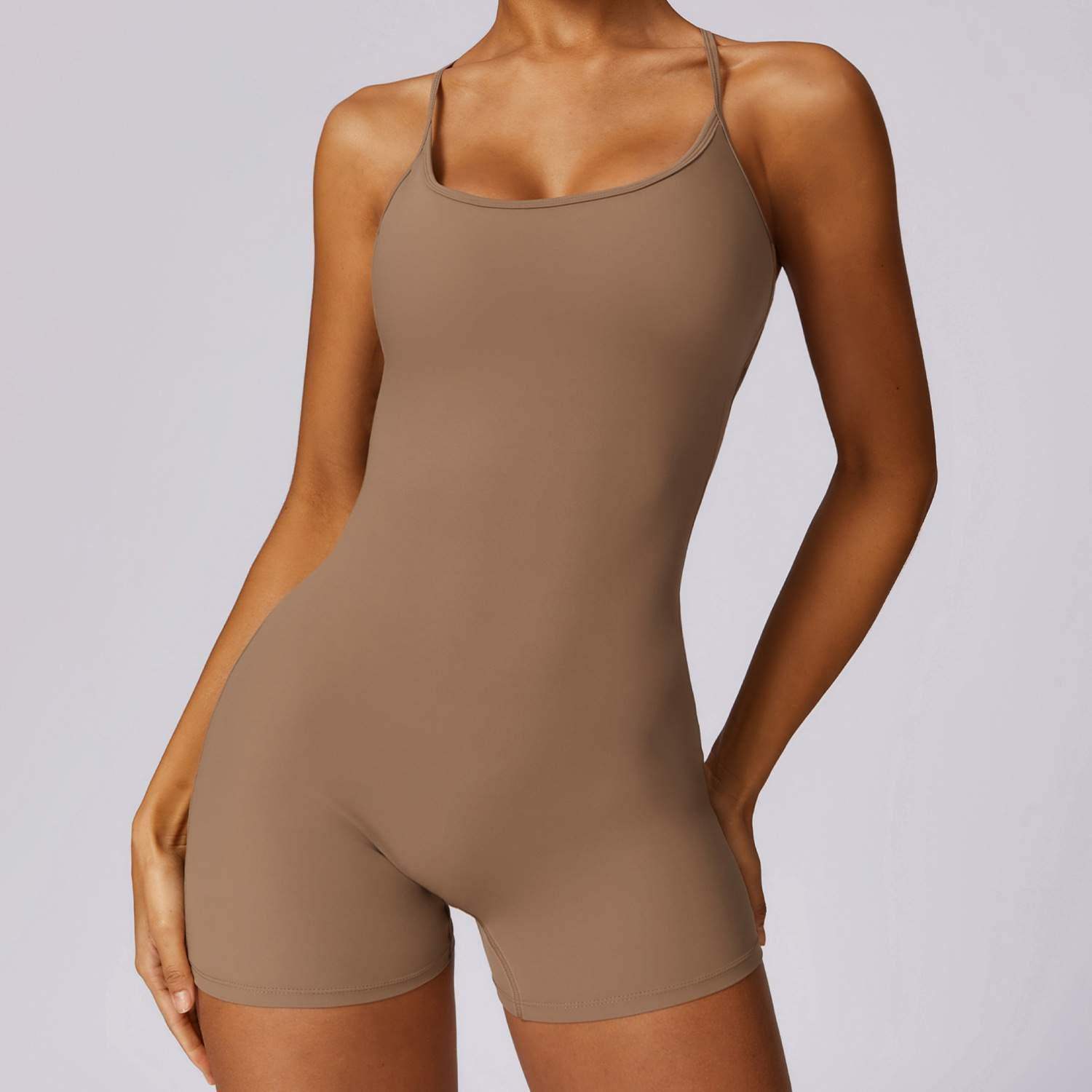 Schnelltrocknender nahtloser Sport-Bodysuit