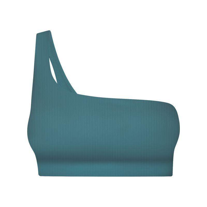 Gerippter Sport-BH mit Einzelträger