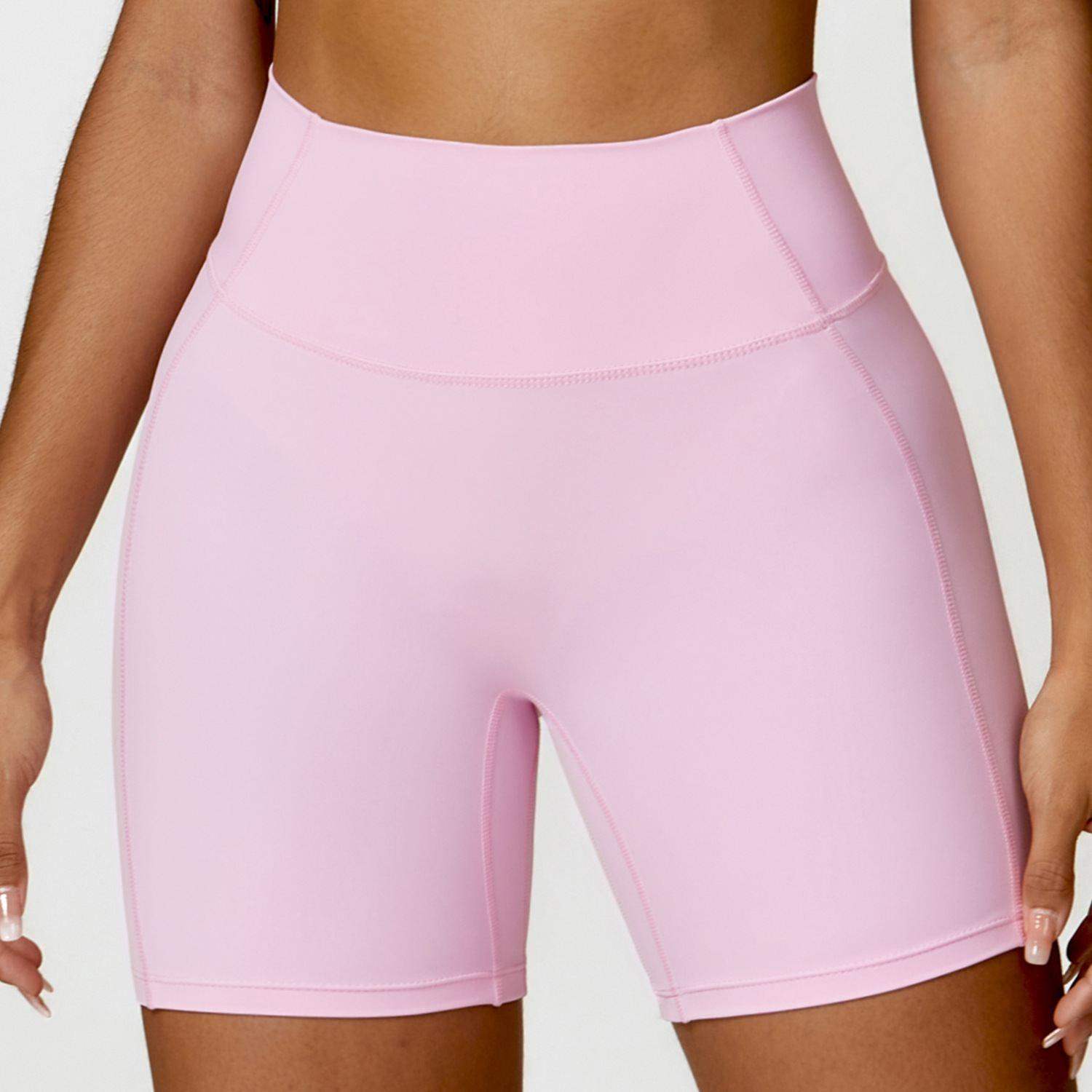 Yoga-Sportshorts mit hoher Taille