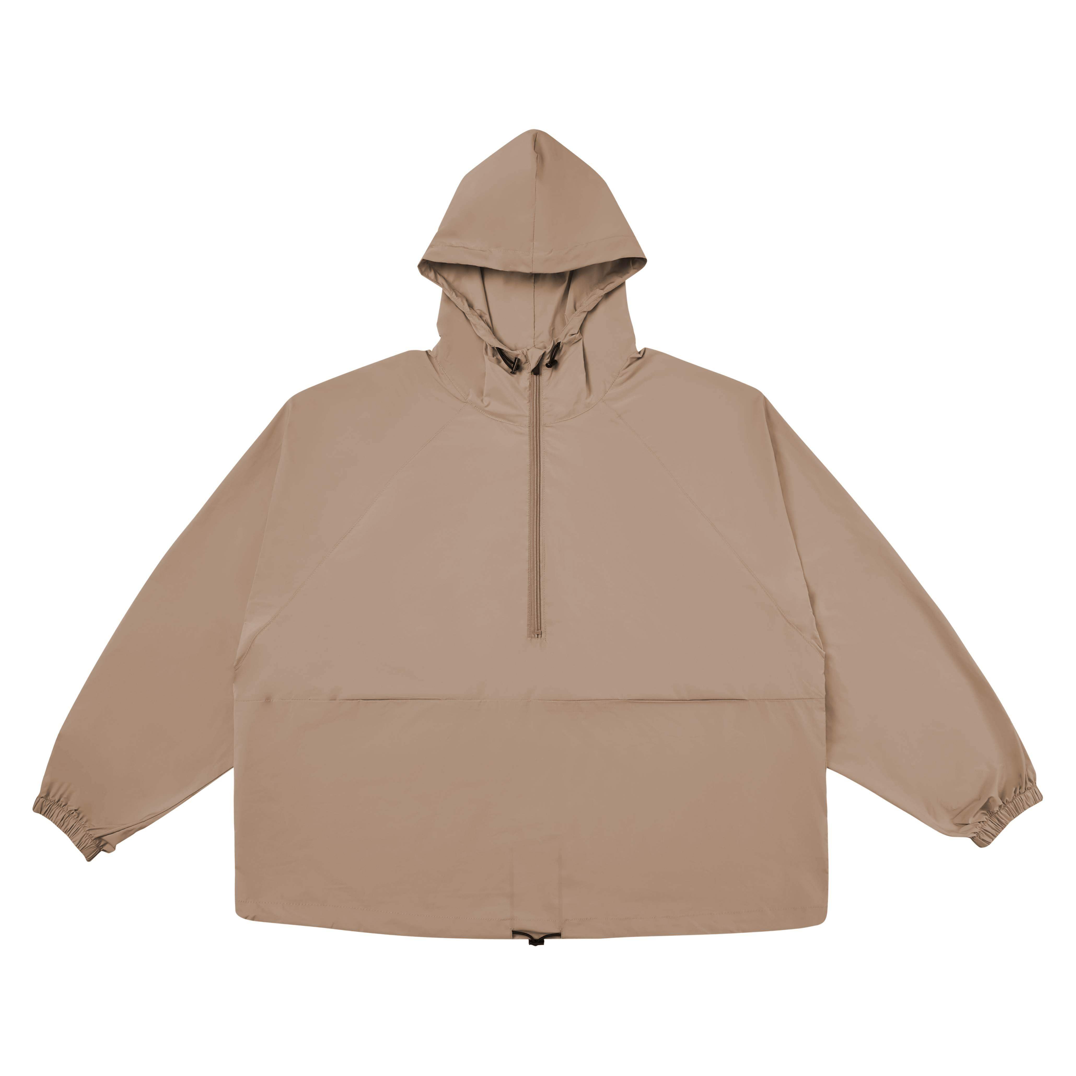 Outdoor-Jacke mit halbem Reißverschluss