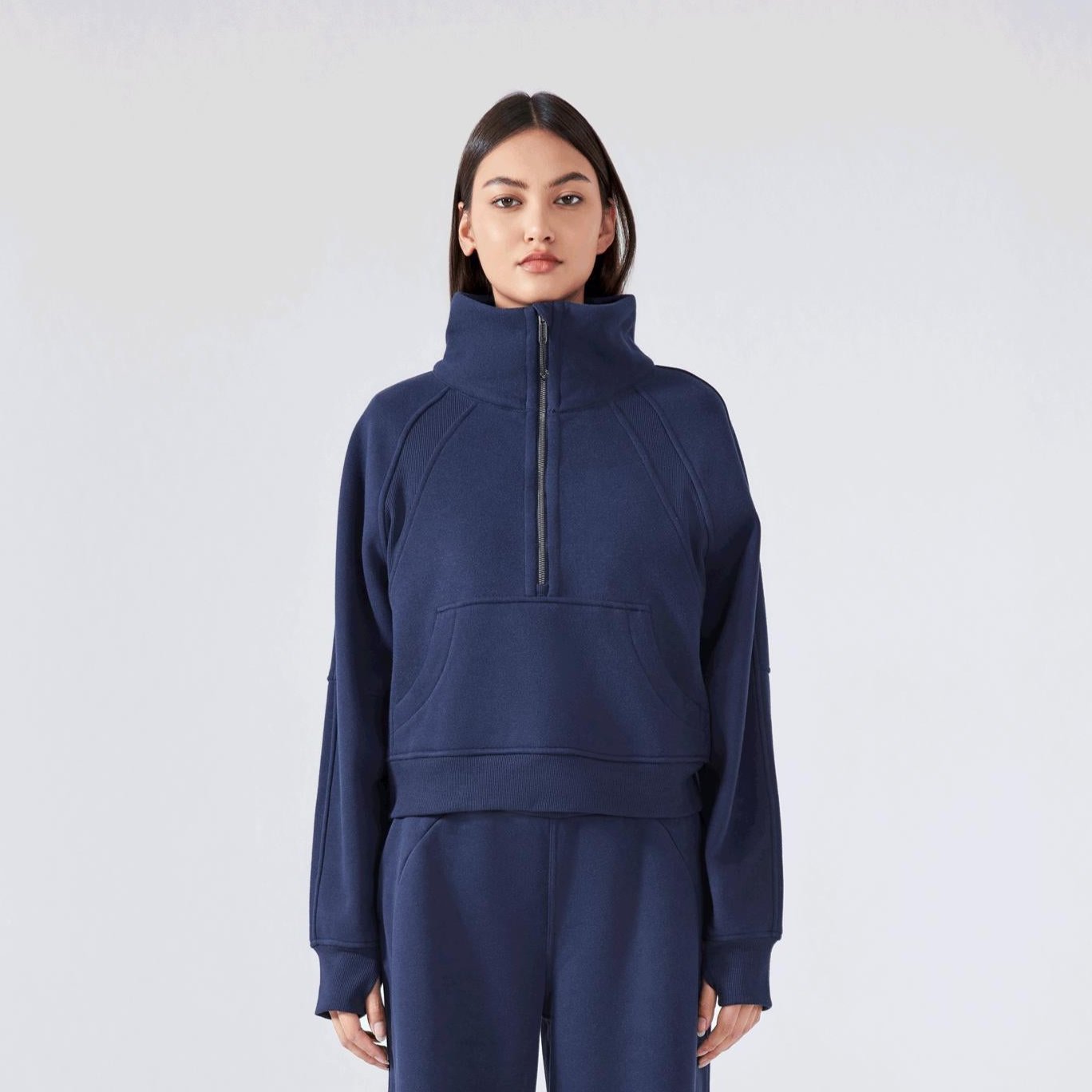 Long Sleeve Zipper Hooded Jacket