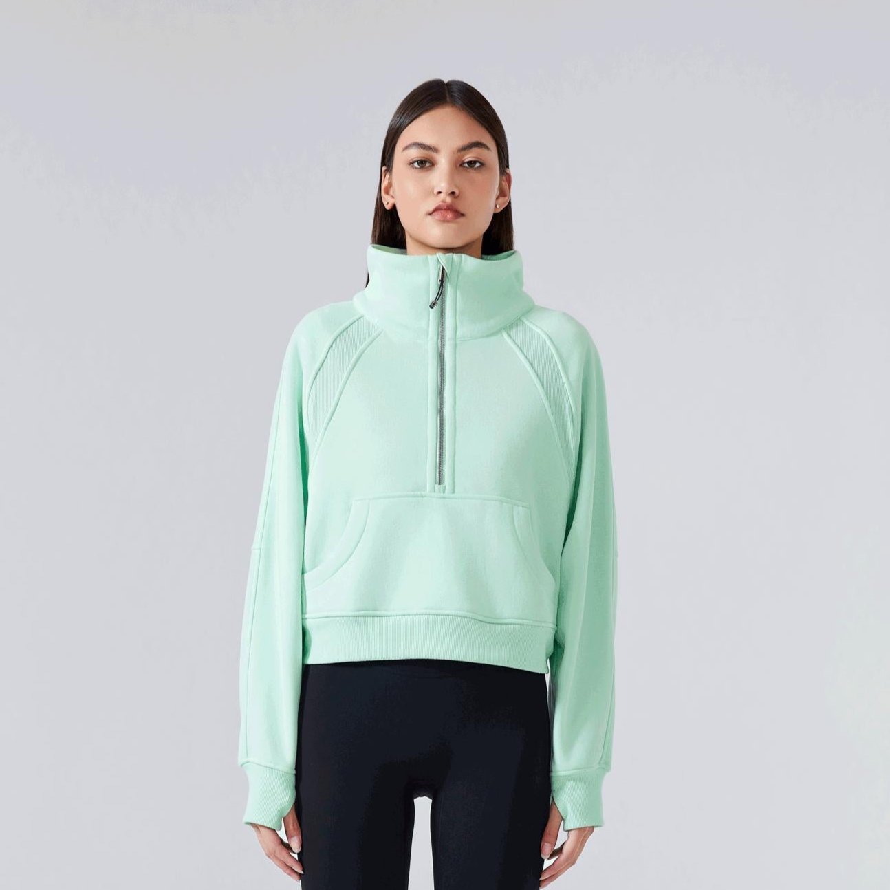 Long Sleeve Zipper Hooded Jacket