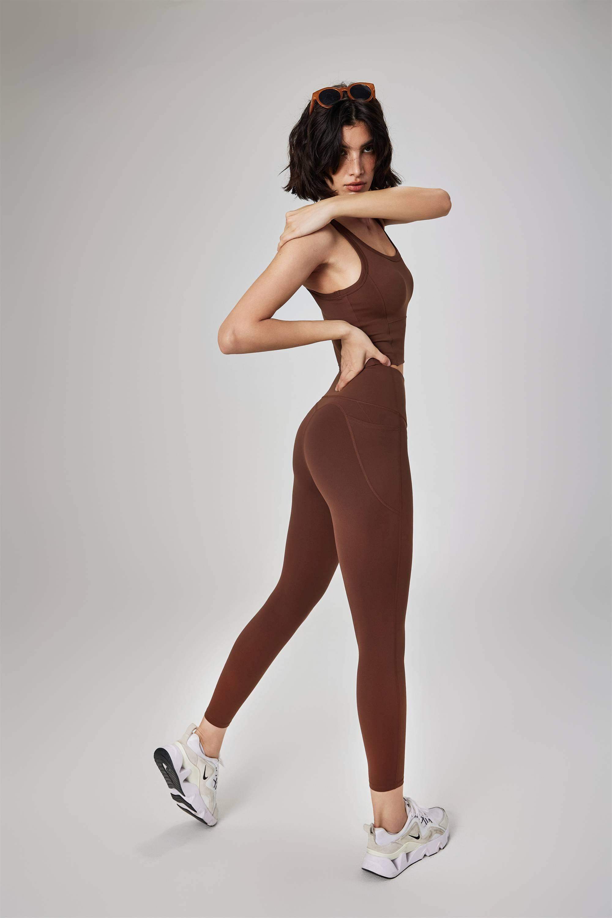 Seamless High-Waisted Yoga Pants